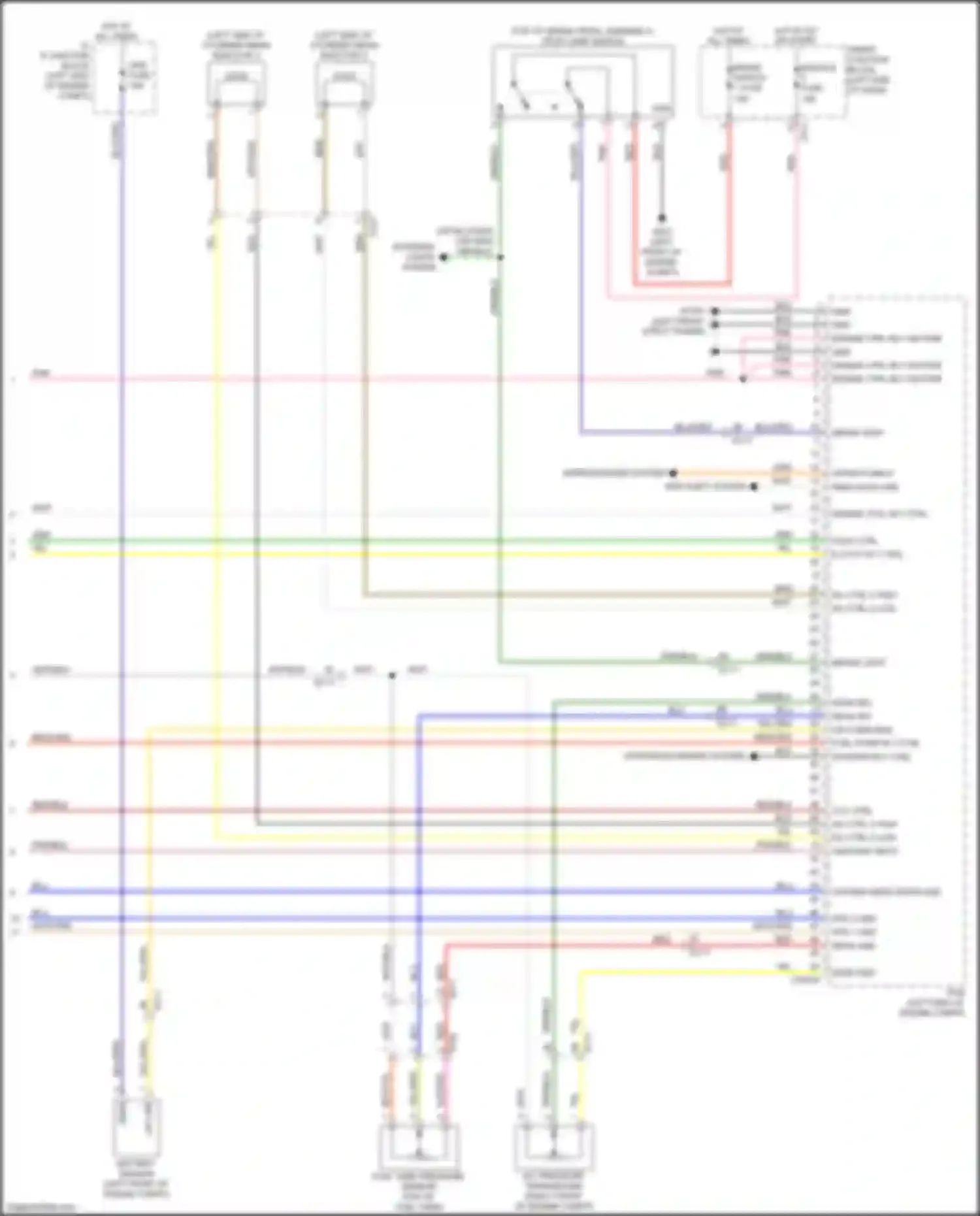 Wiring diagram lin comm bus for Kia Optima IV facelift (2018-2020) (1 of 1)