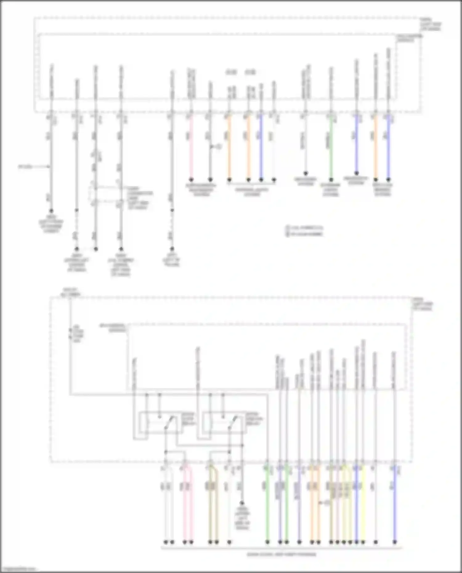 Wiring diagram lr dr lk/unlk sig for Kia Optima IV facelift (2018-2020) (2 of 5)