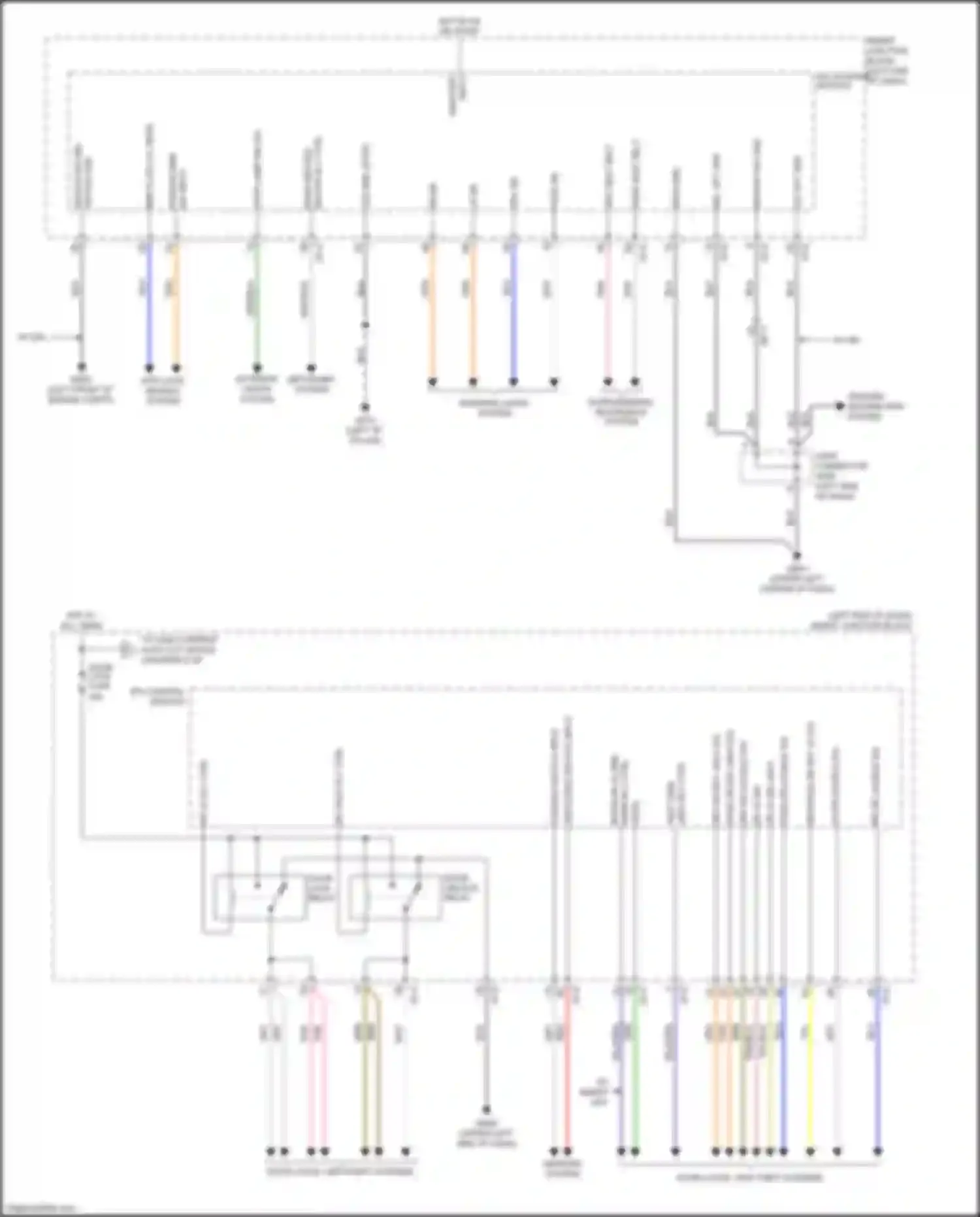 Wiring diagram main gnd for Kia Optima IV facelift (2018-2020) (1 of 12)