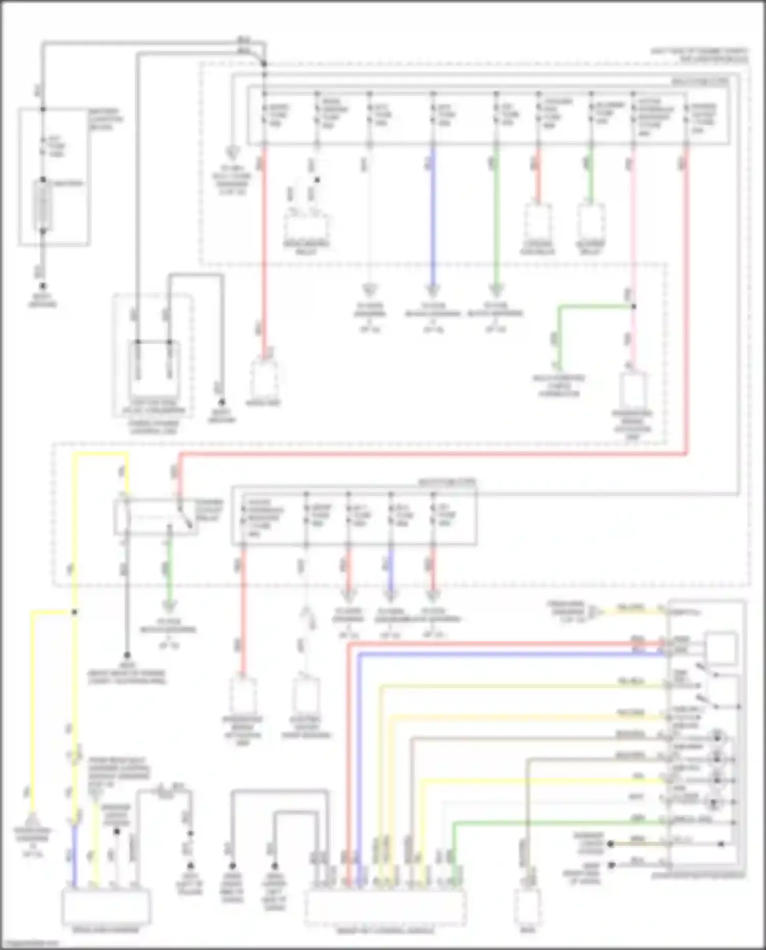 Wiring diagram mdps fuse for Kia Optima IV facelift (2018-2020) (3 of 9)