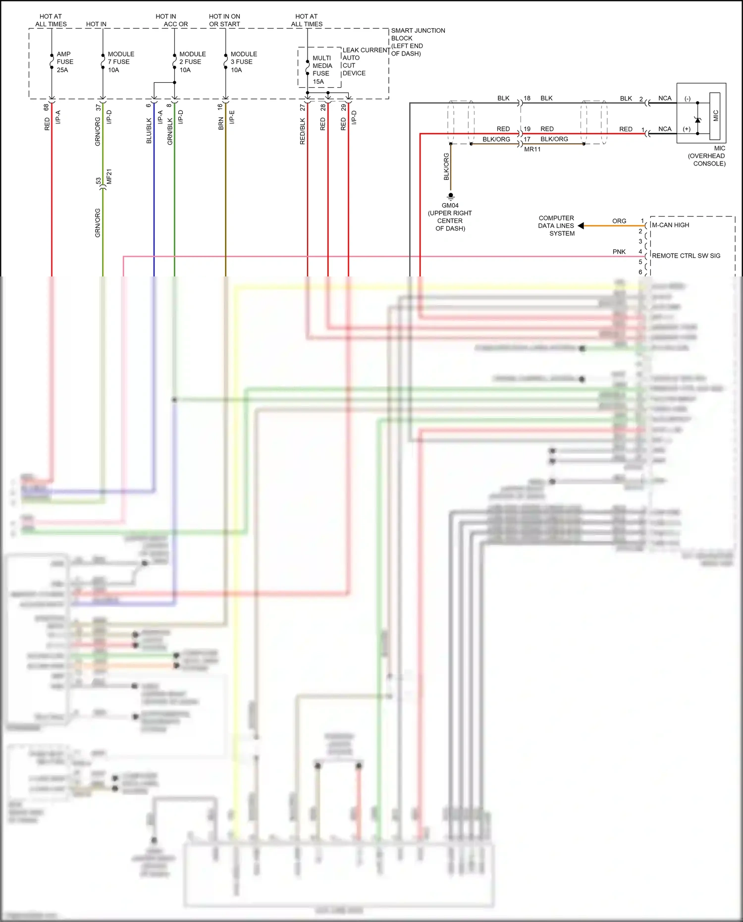 Kia Optima IV facelift (2018-2020) memory pwr wiring diagram  (16 of 43)