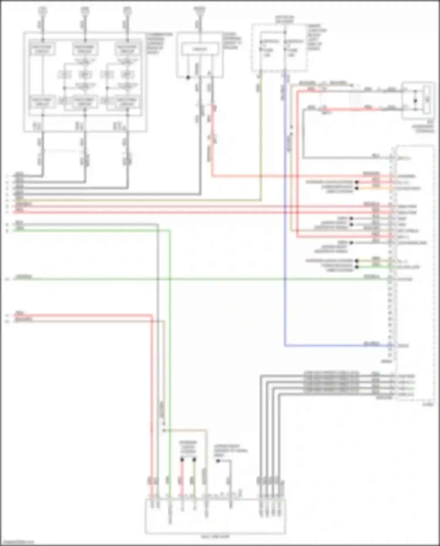 Wiring diagram module 3 fuse for Kia Optima IV facelift (2018-2020) (9 of 50)
