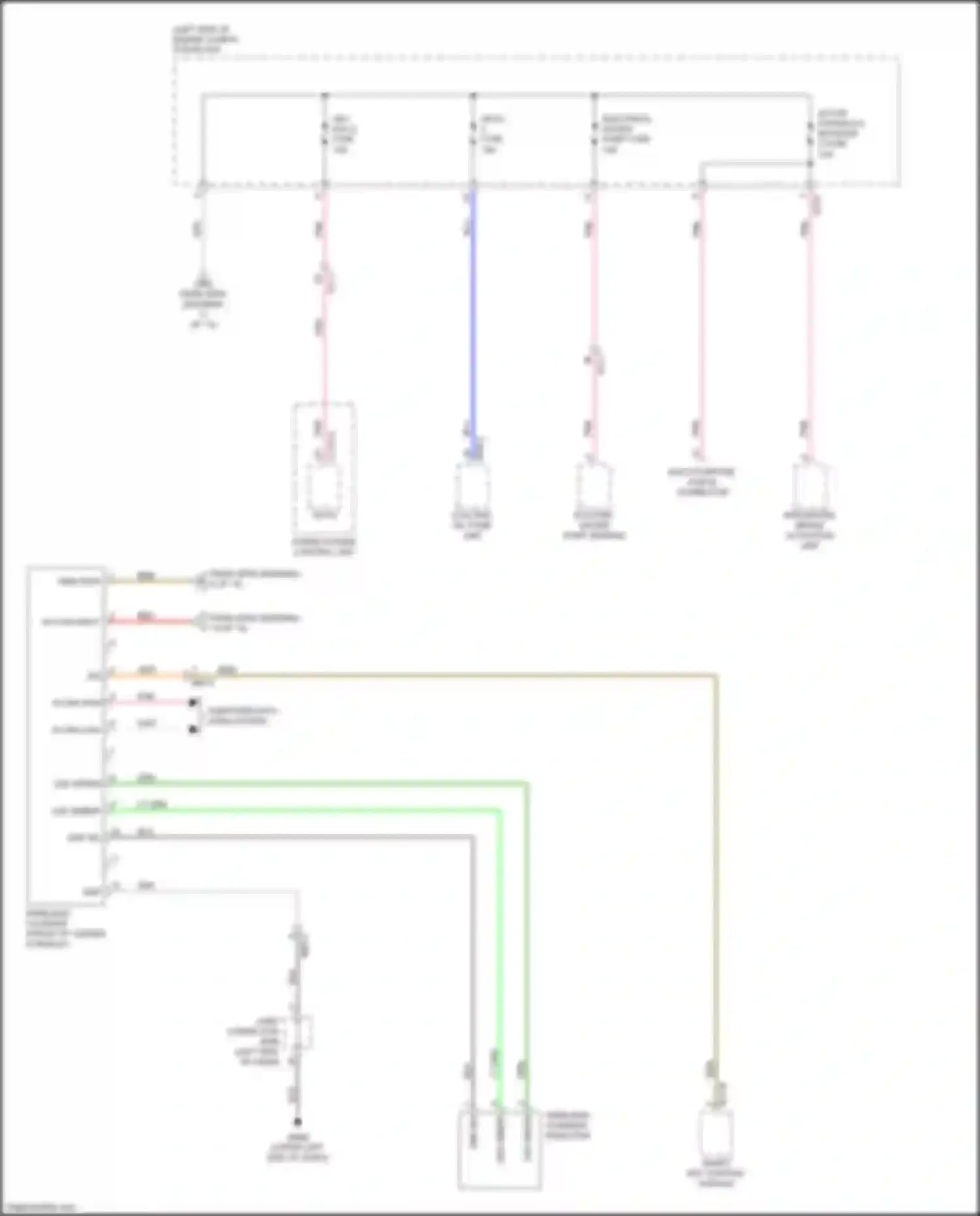 Wiring diagram multi-purpose check connector for Kia Optima IV facelift (2018-2020) (5 of 6)