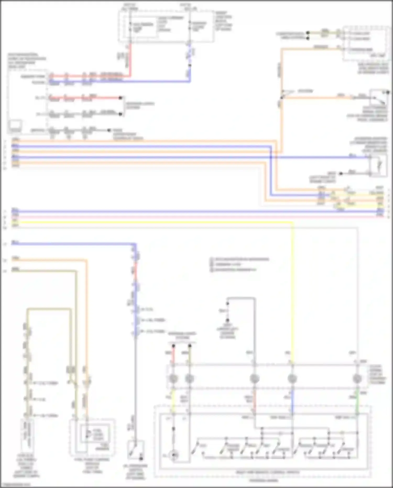 Wiring diagram multimedia fuse for Kia Optima IV facelift (2018-2020) (4 of 4)