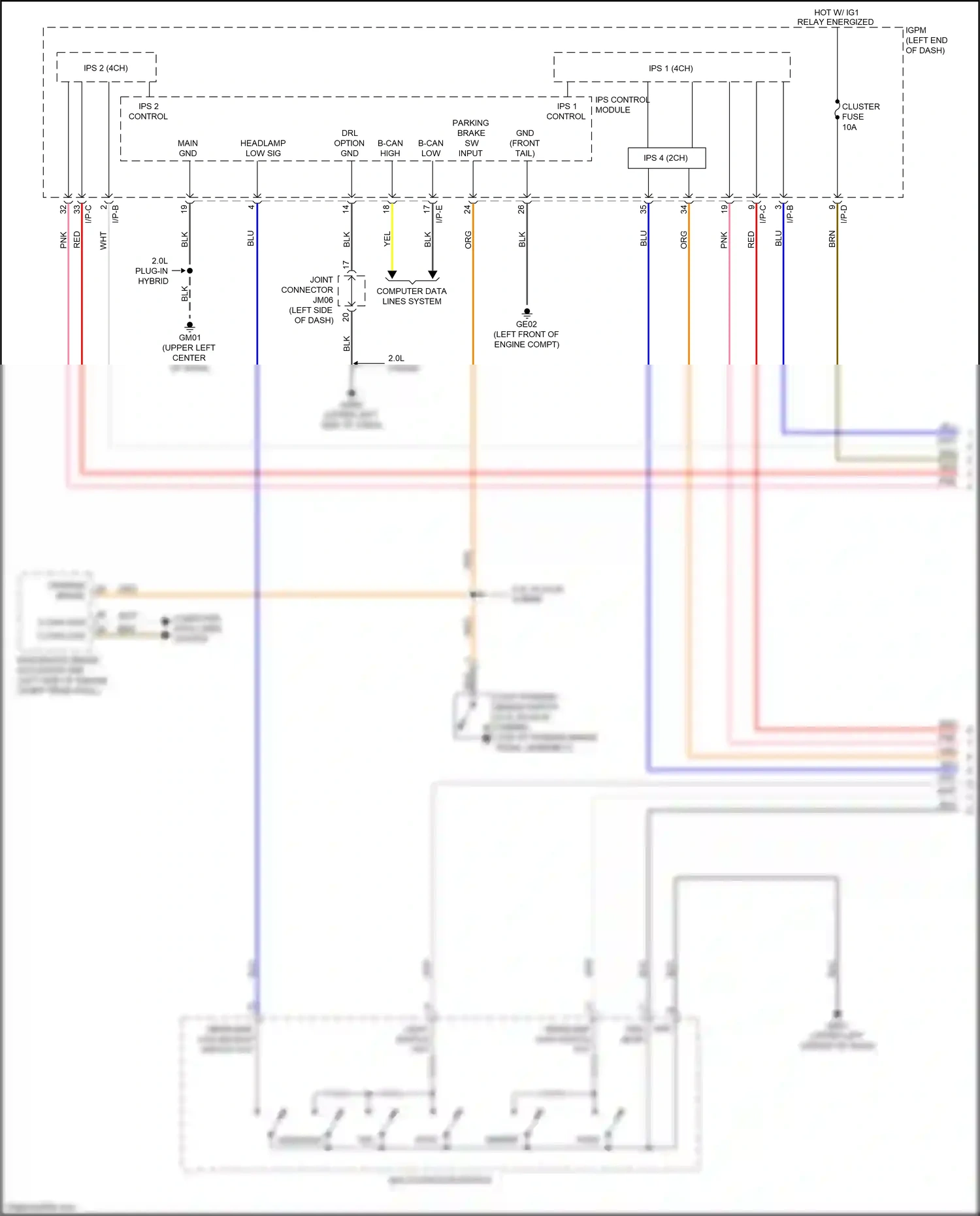 Kia Optima IV facelift (2018-2020) nca wiring diagram  (64 of 229)