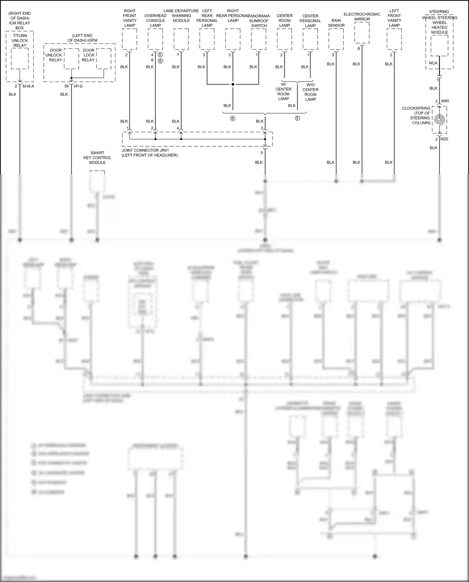 Kia Optima IV facelift (2018-2020) nca wiring diagram  (206 of 229)