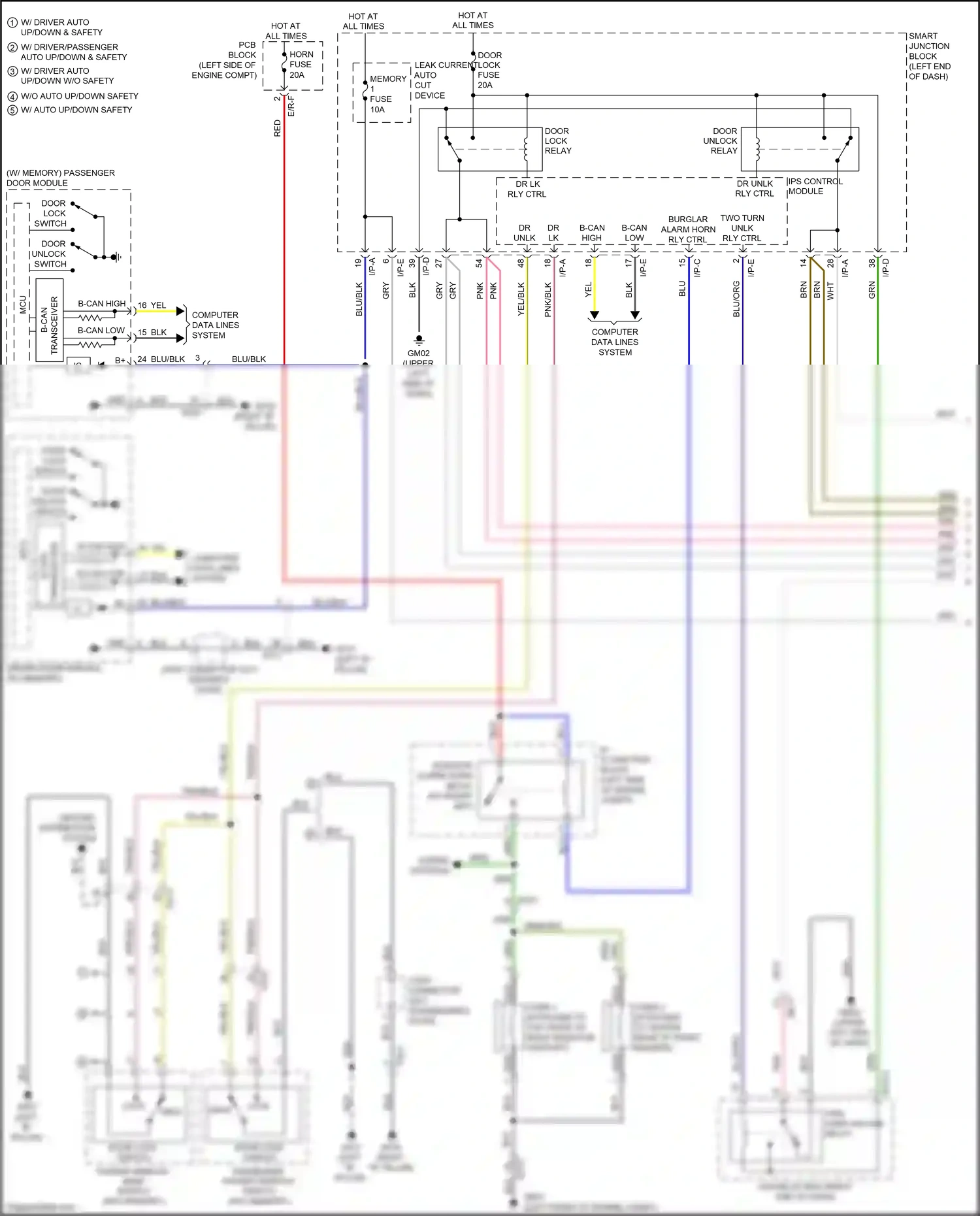 Kia Optima IV facelift (2018-2020) nca wiring diagram  (19 of 229)
