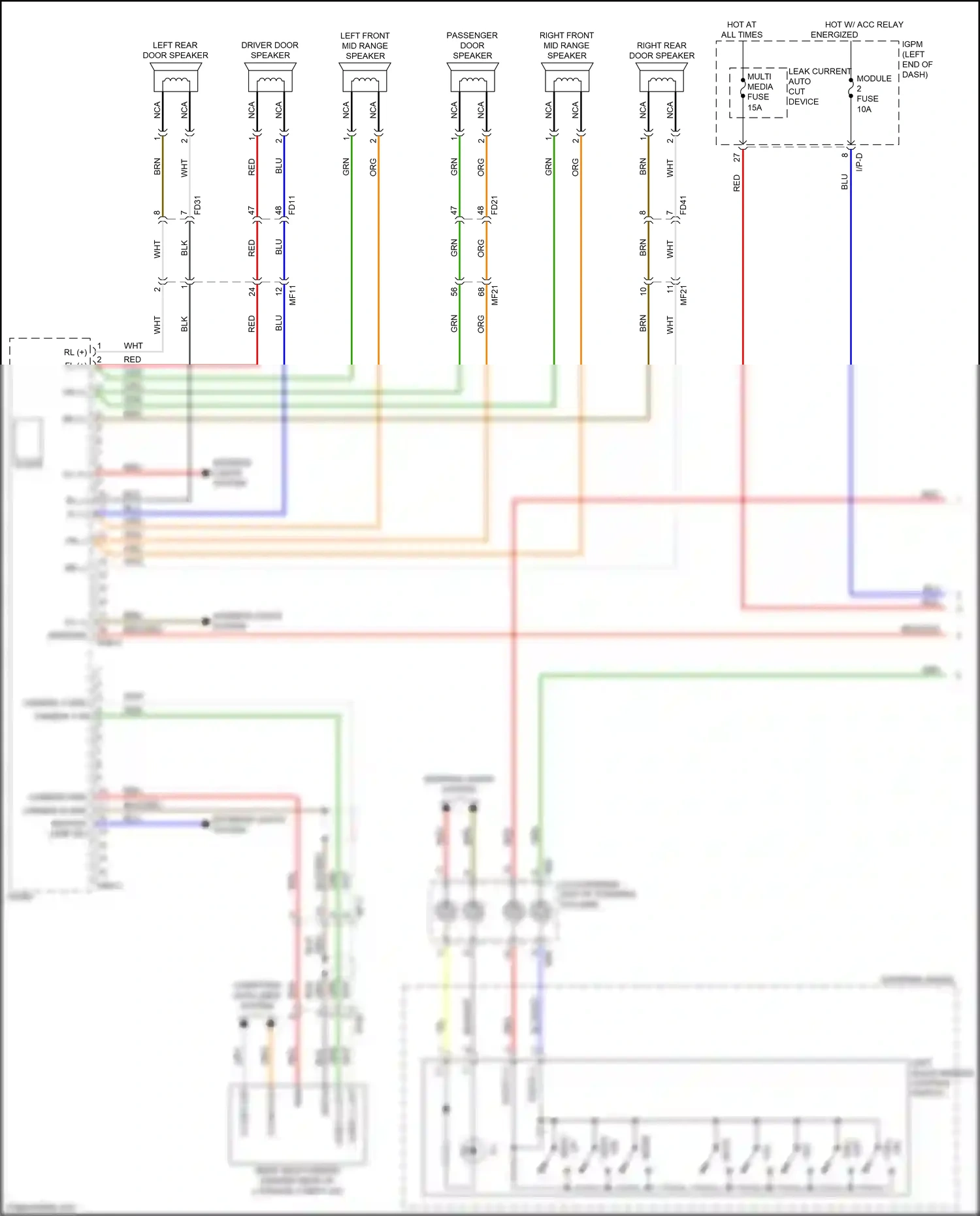 Kia Optima IV facelift (2018-2020) nca wiring diagram  (37 of 229)