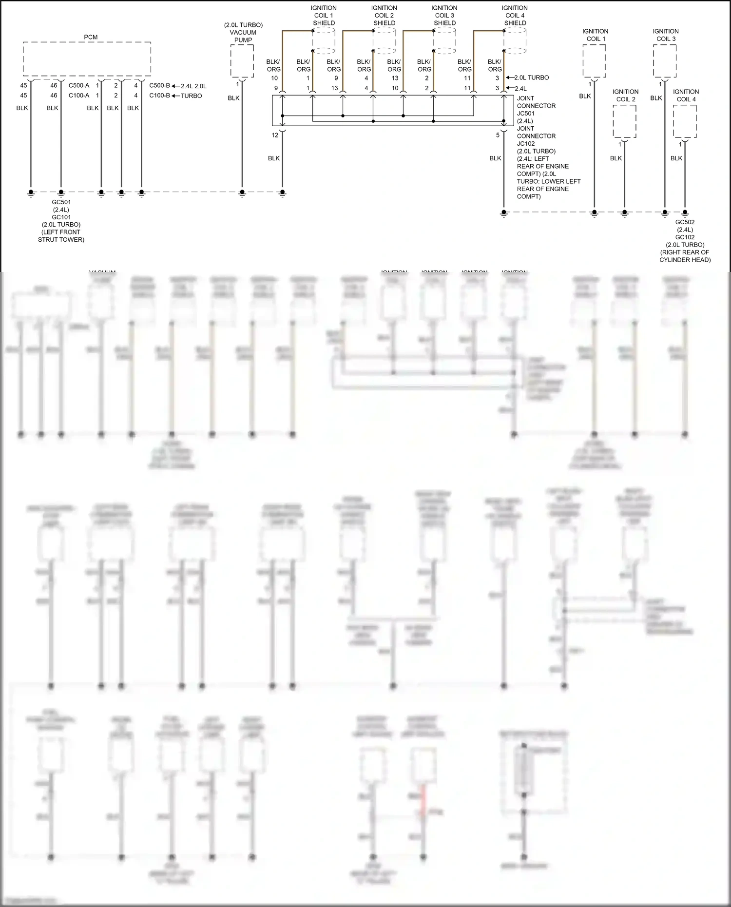 Kia Optima IV facelift (2018-2020) nca wiring diagram  (203 of 229)