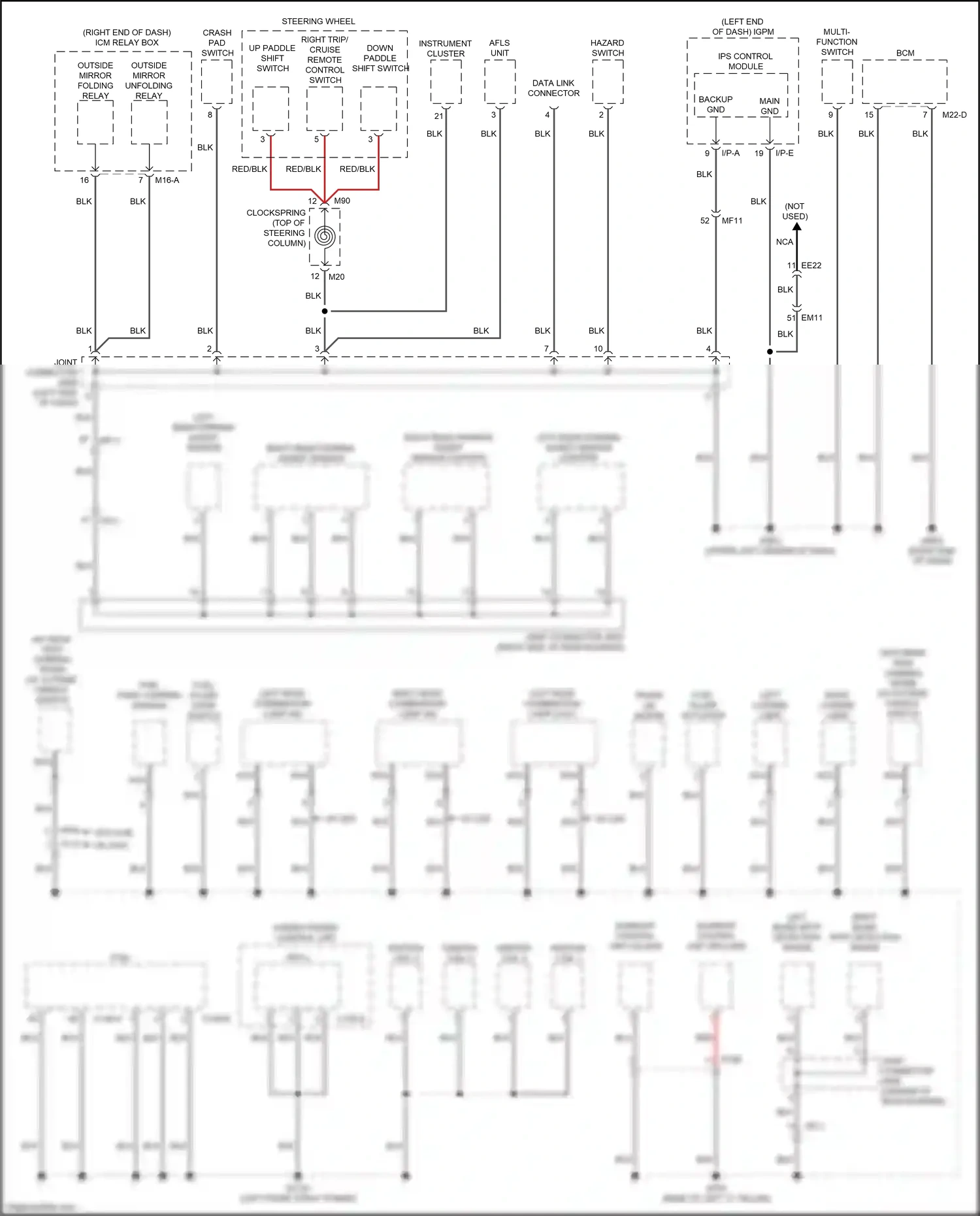 Kia Optima IV facelift (2018-2020) nca wiring diagram  (217 of 229)