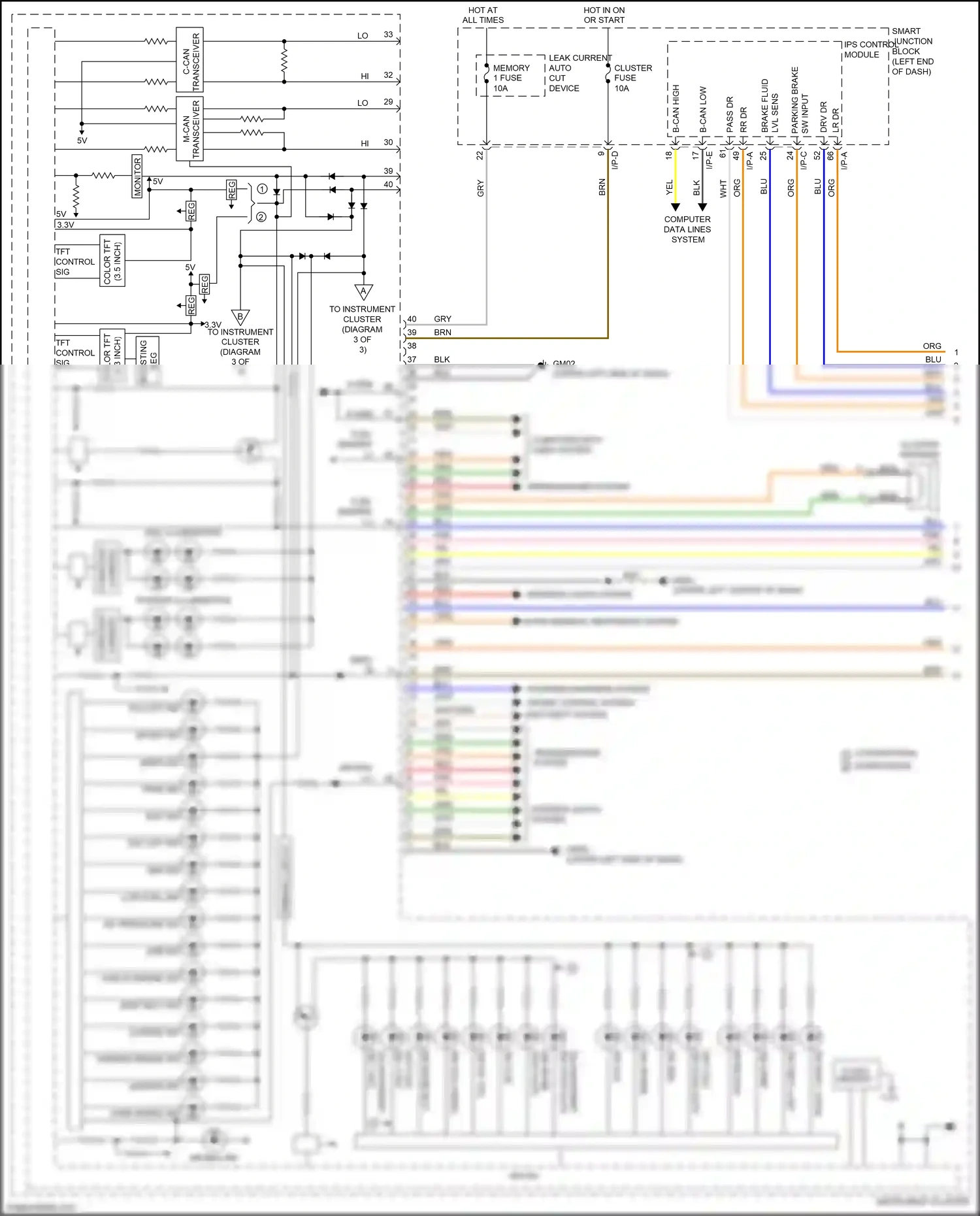 Kia Optima IV facelift (2018-2020) nca wiring diagram  (15 of 229)