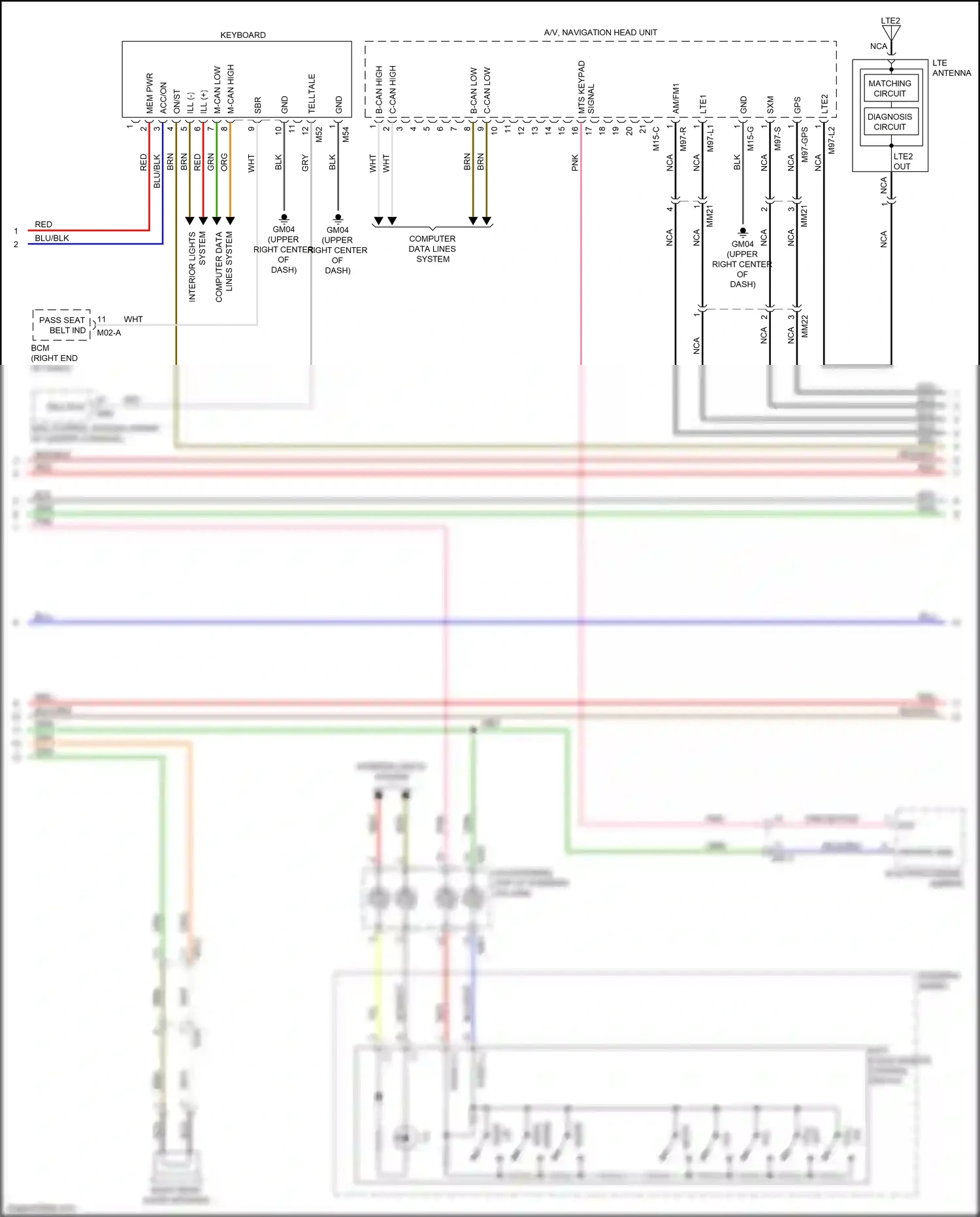 Kia Optima IV facelift (2018-2020) nca wiring diagram  (36 of 229)