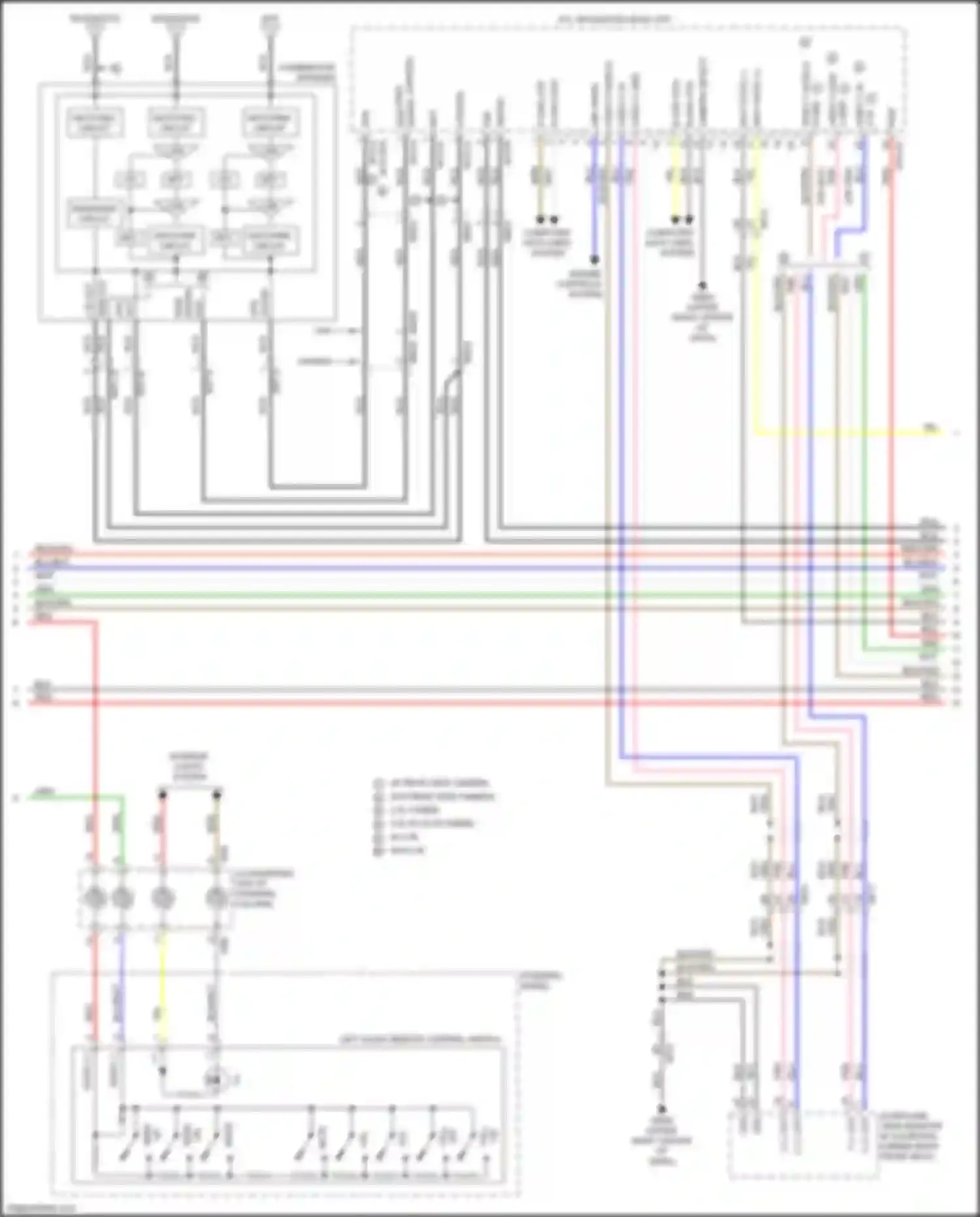 Wiring diagram obc wake up for Kia Optima IV facelift (2018-2020) (1 of 2)
