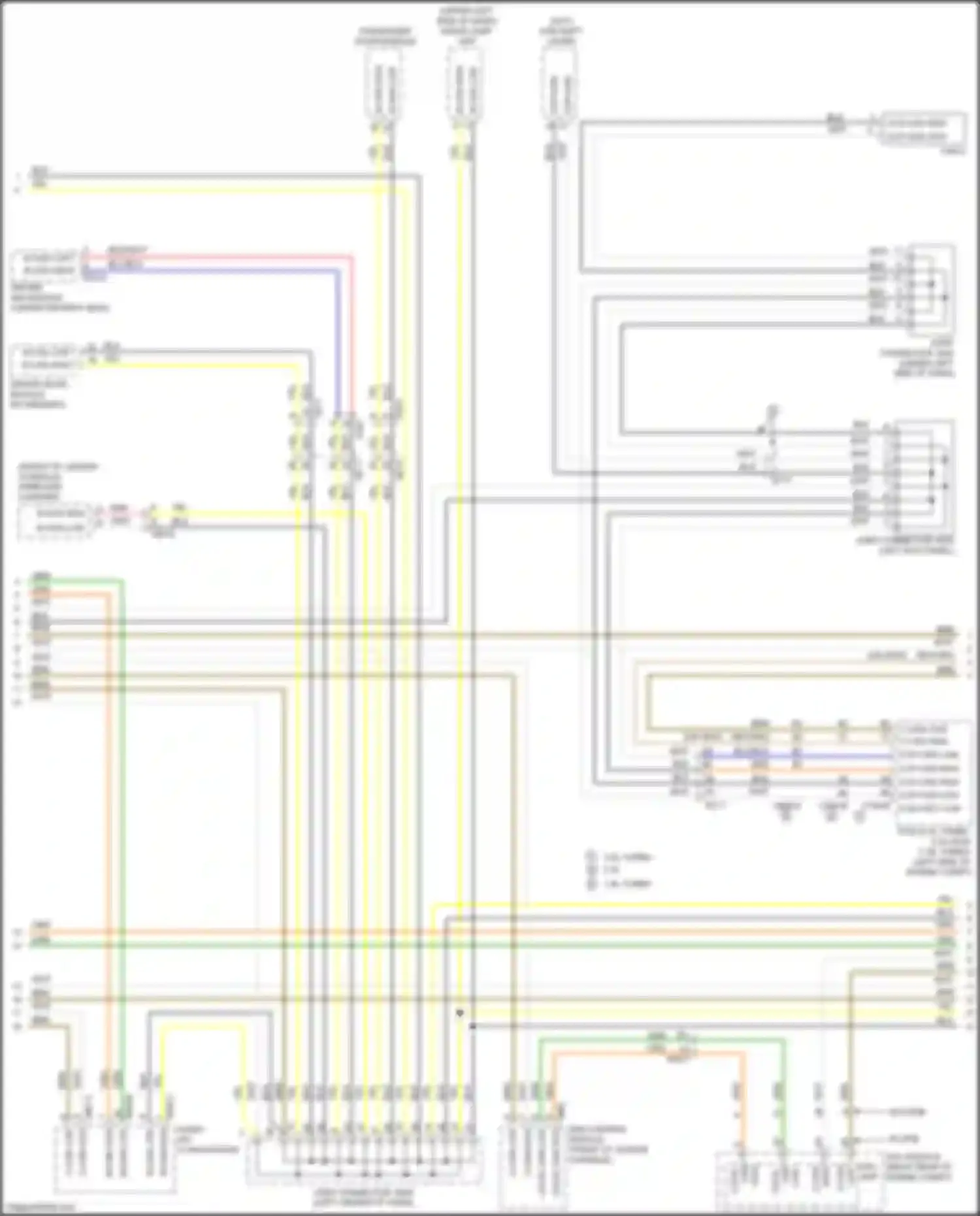 Wiring diagram passenger door module for Kia Optima IV facelift (2018-2020) (6 of 28)