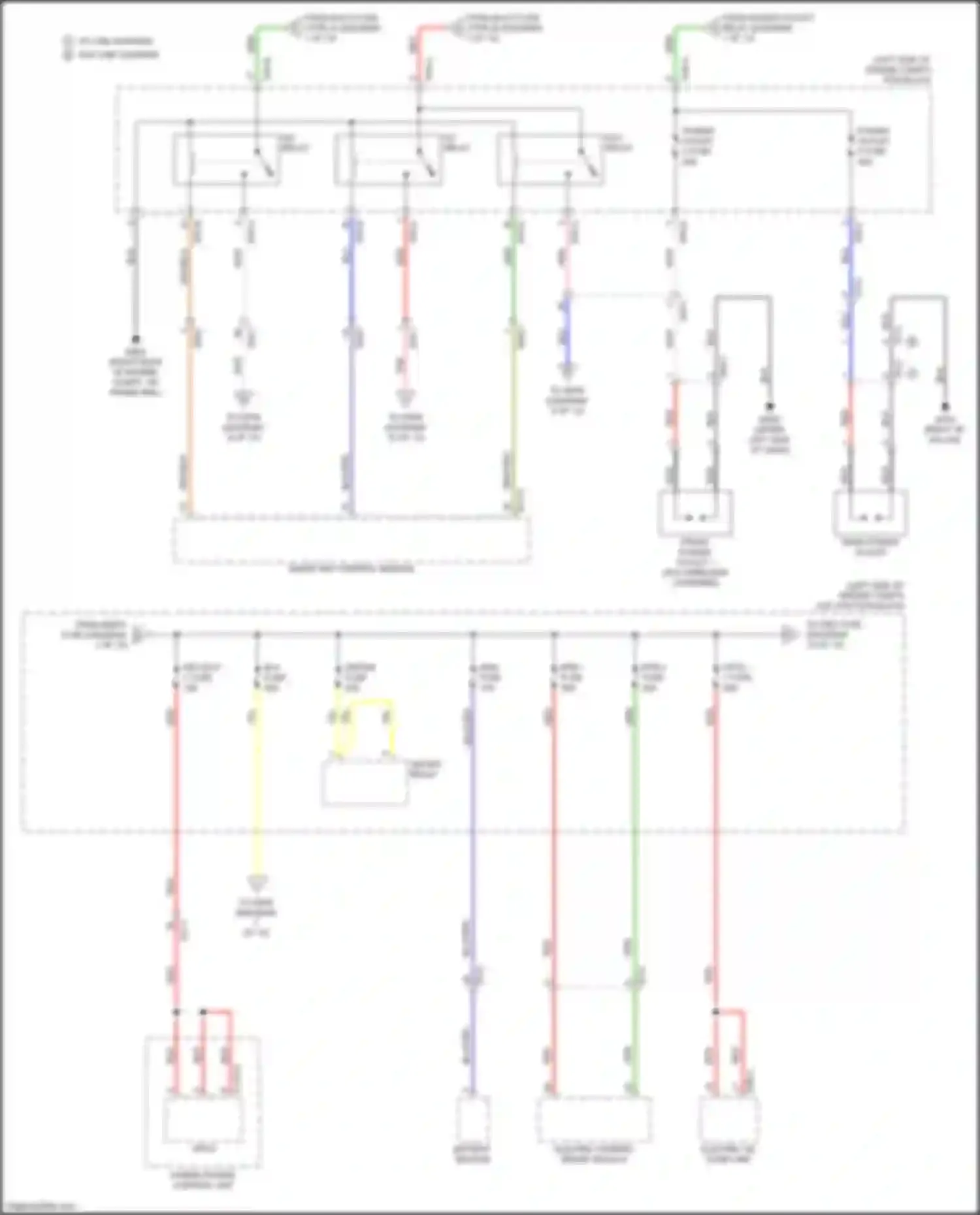 Wiring diagram pcb block for Kia Optima IV facelift (2018-2020) (53 of 60)