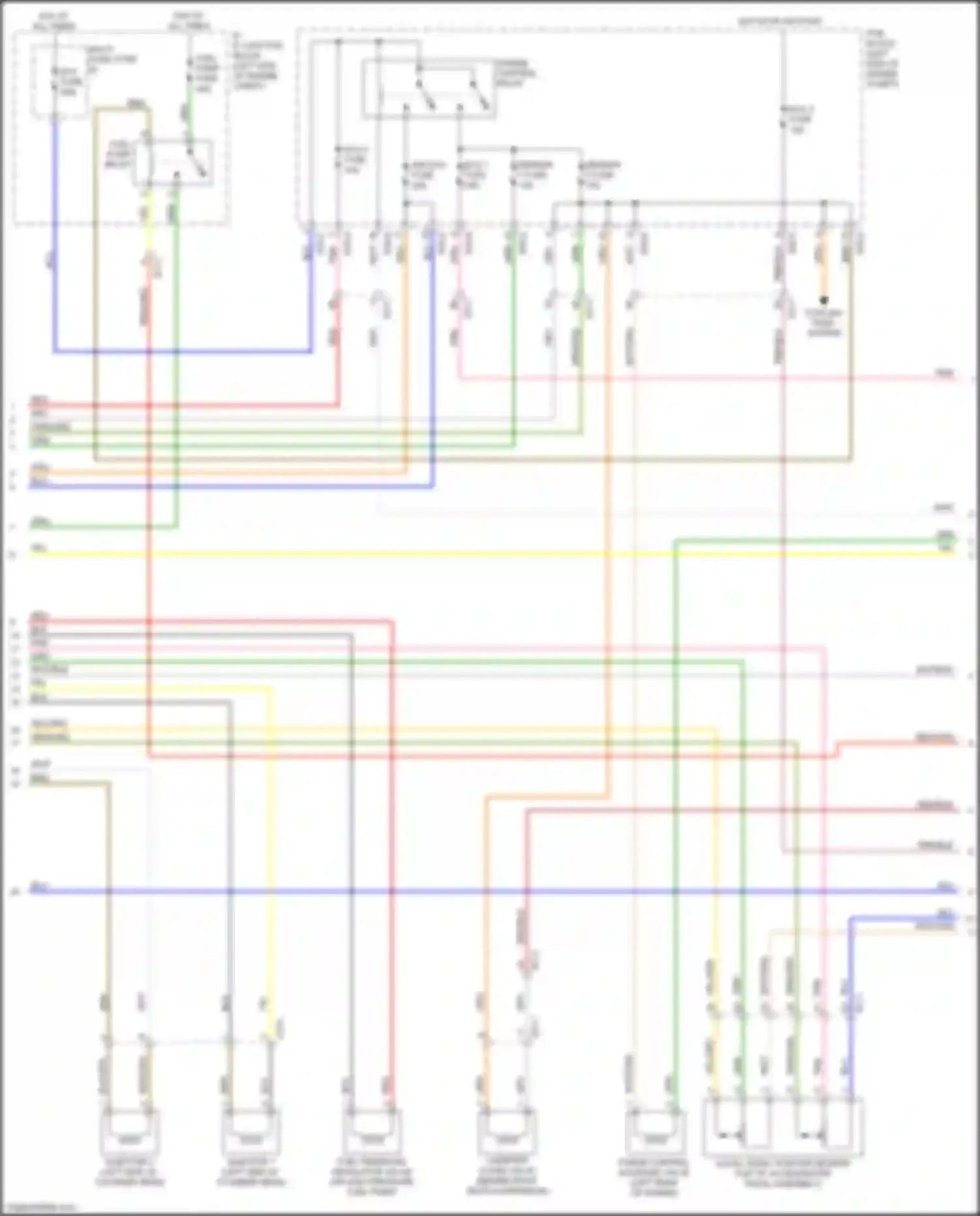 Wiring diagram purge control solenoid valve for Kia Optima IV facelift (2018-2020) (10 of 10)