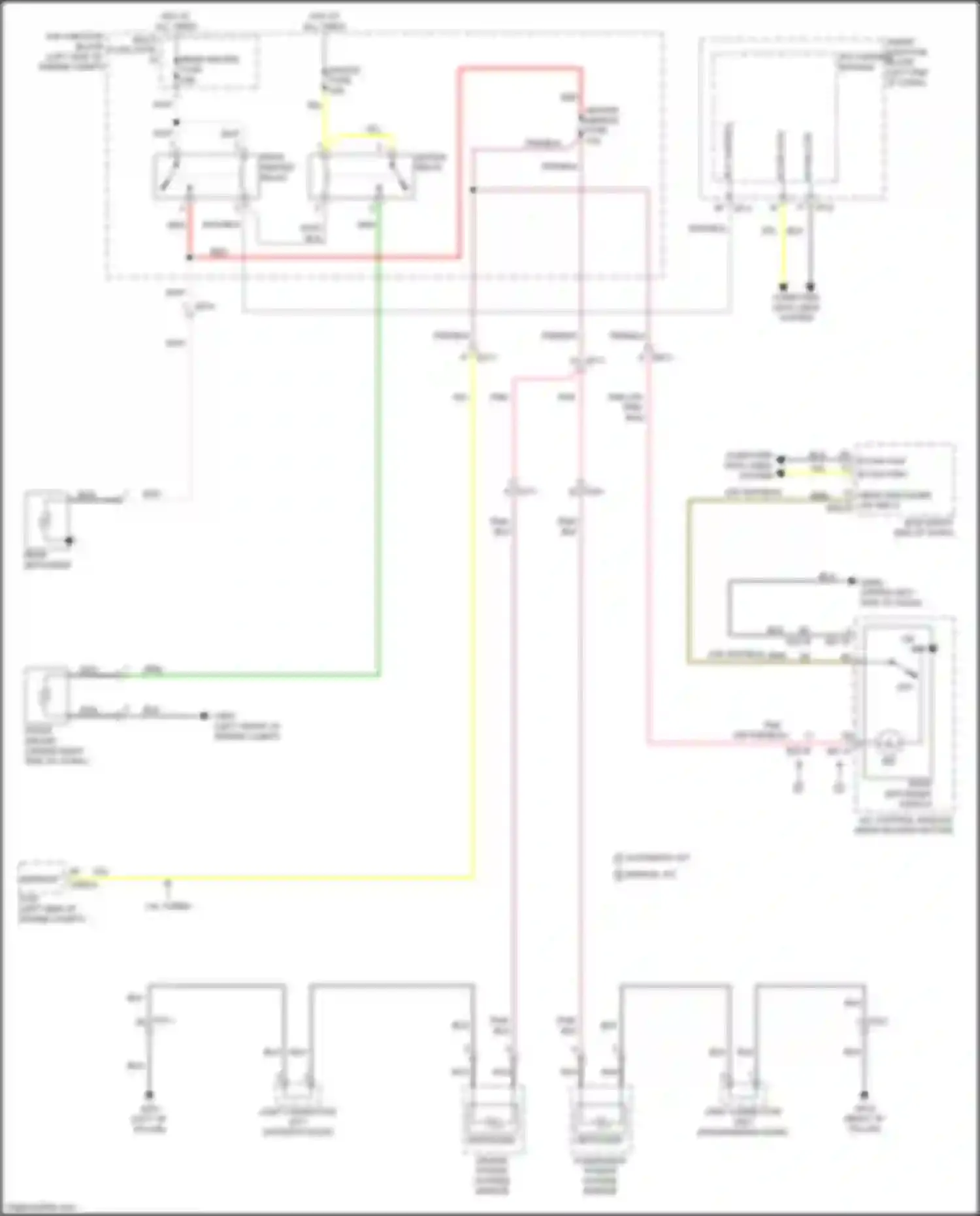 Wiring diagram rear heated relay for Kia Optima IV facelift (2018-2020) (7 of 9)