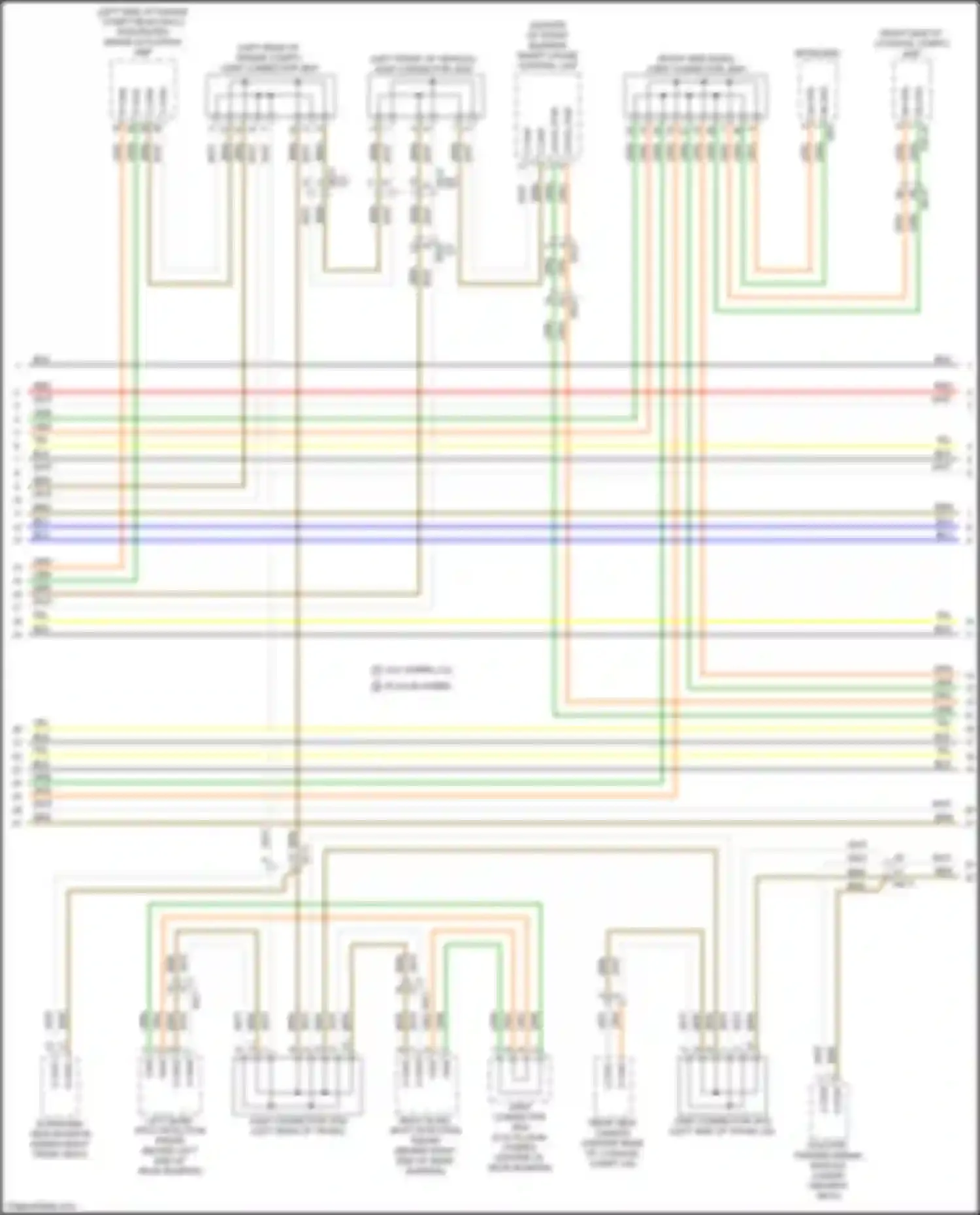 Wiring diagram rear view camera for Kia Optima IV facelift (2018-2020) (1 of 15)