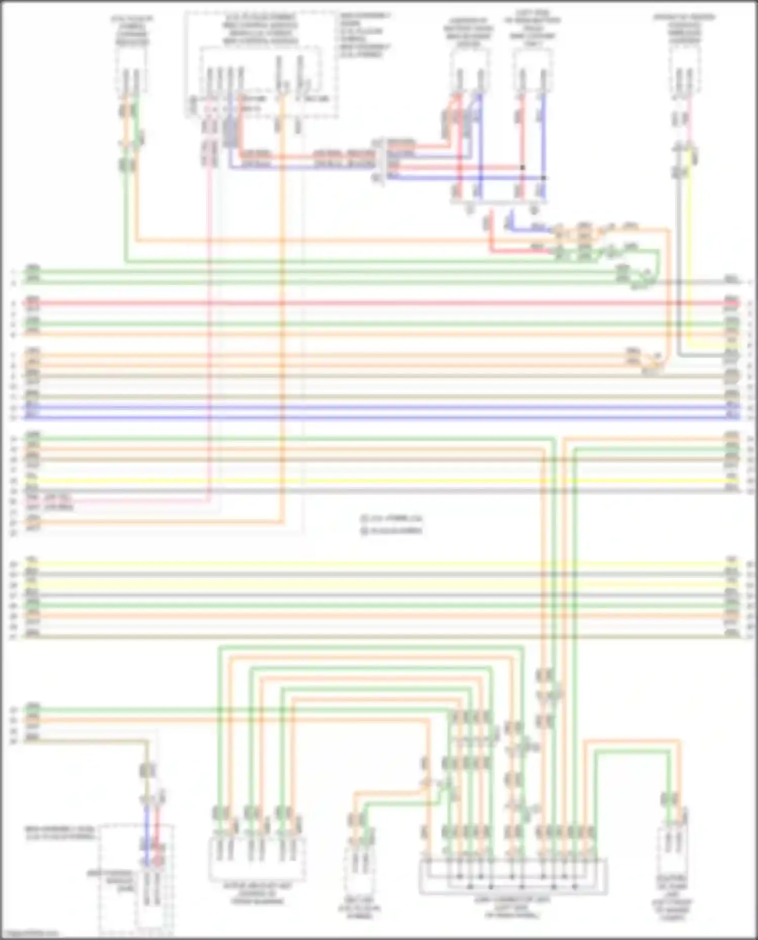 Wiring diagram red/org for Kia Optima IV facelift (2018-2020) (22 of 51)