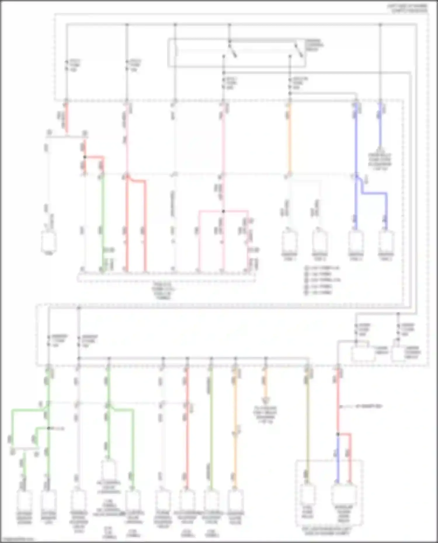 Wiring diagram sensor 1 fuse for Kia Optima IV facelift (2018-2020) (1 of 12)