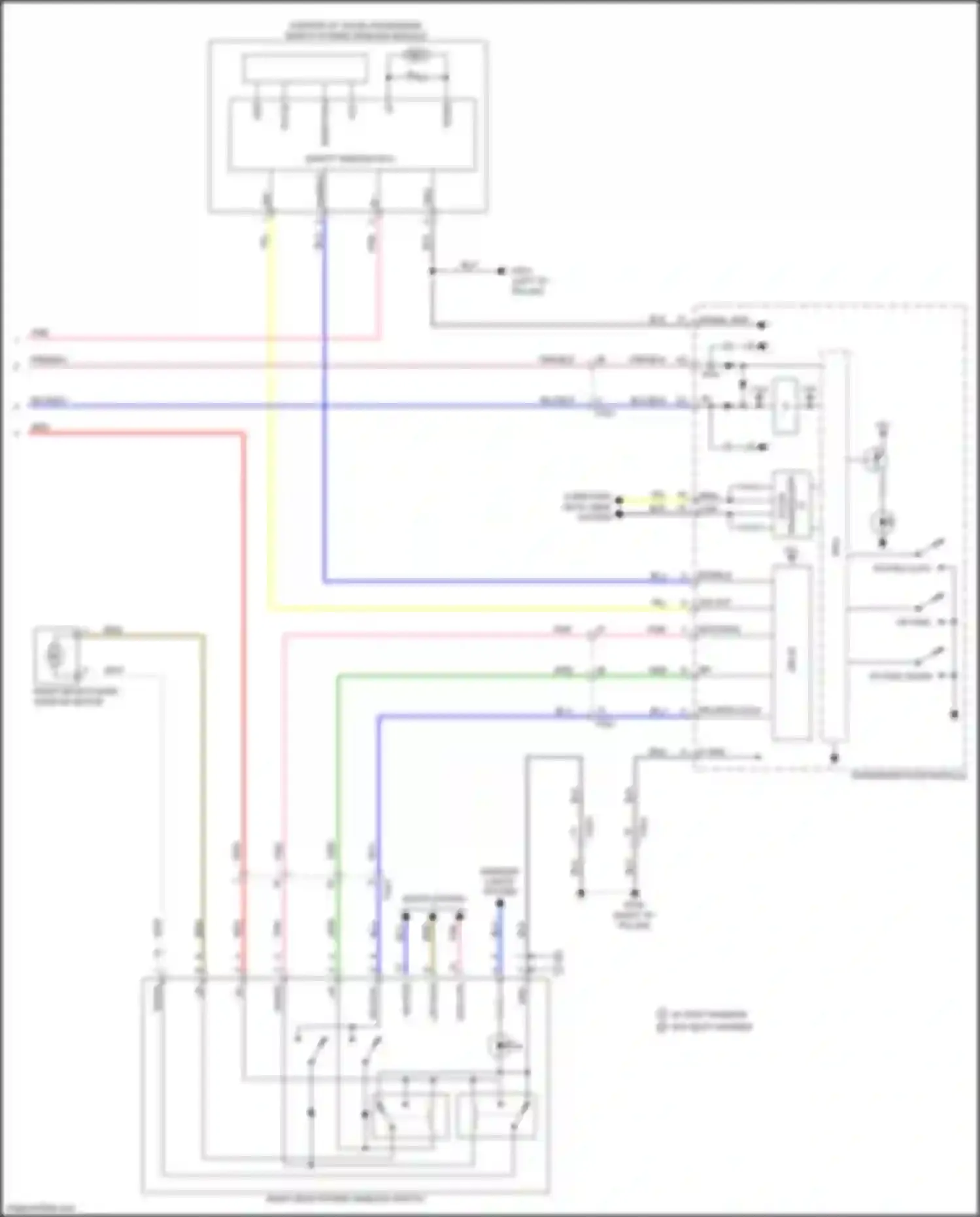 Wiring diagram sig out for Kia Optima IV facelift (2018-2020) (2 of 4)