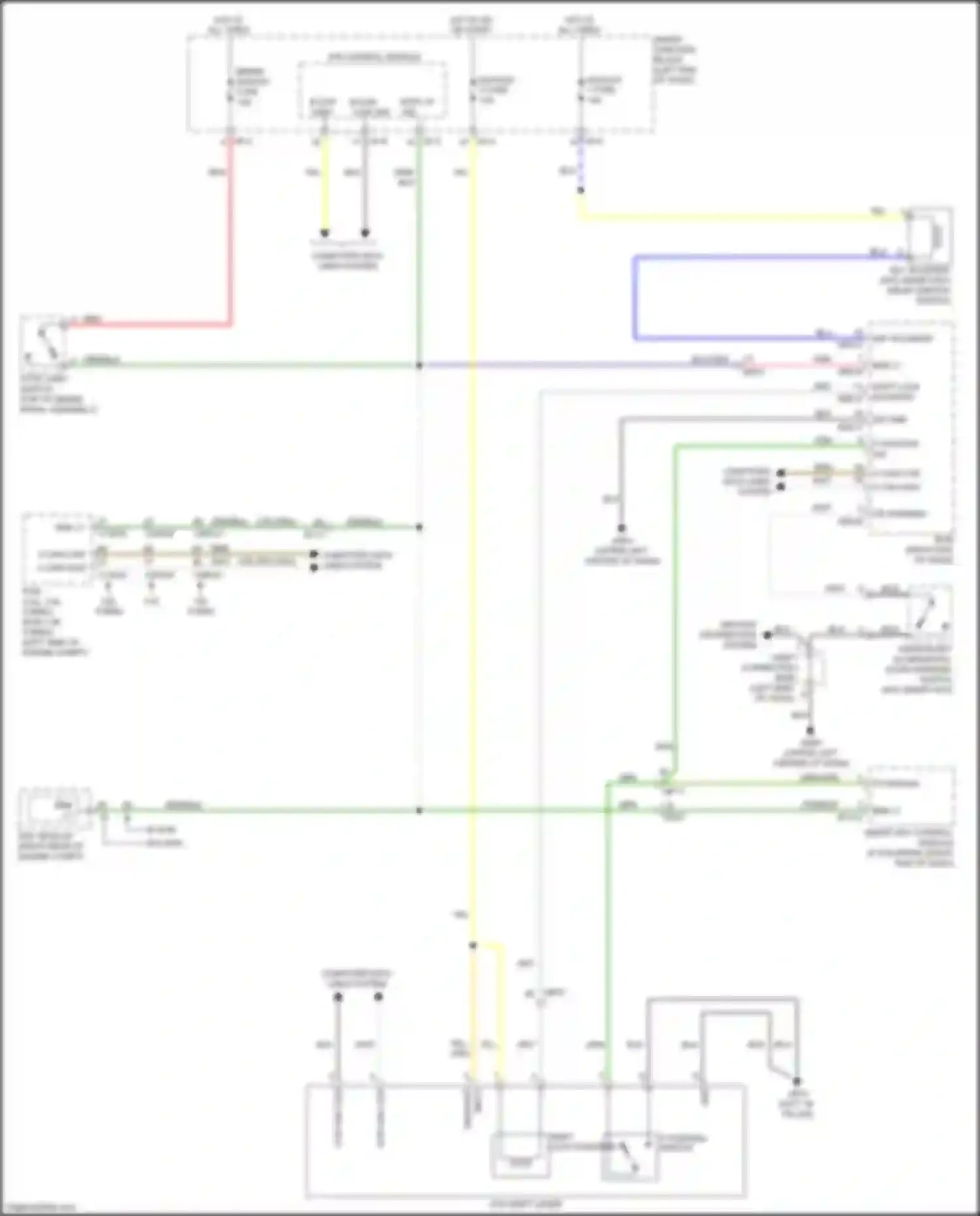 Wiring diagram smart key control module for Kia Optima IV facelift (2018-2020) (16 of 55)