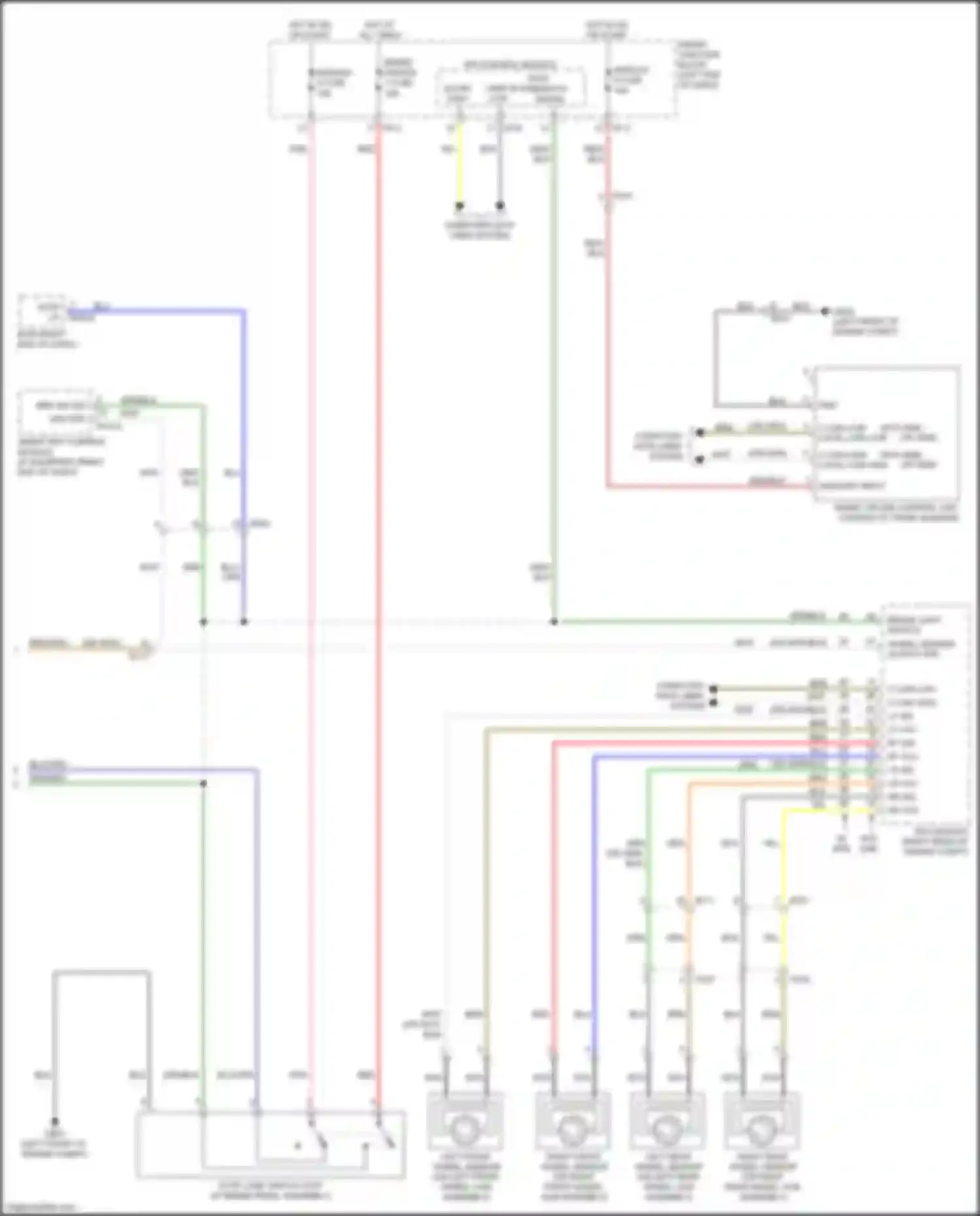 Wiring diagram stop lamp b-can switch low signal for Kia Optima IV facelift (2018-2020) (1 of 1)