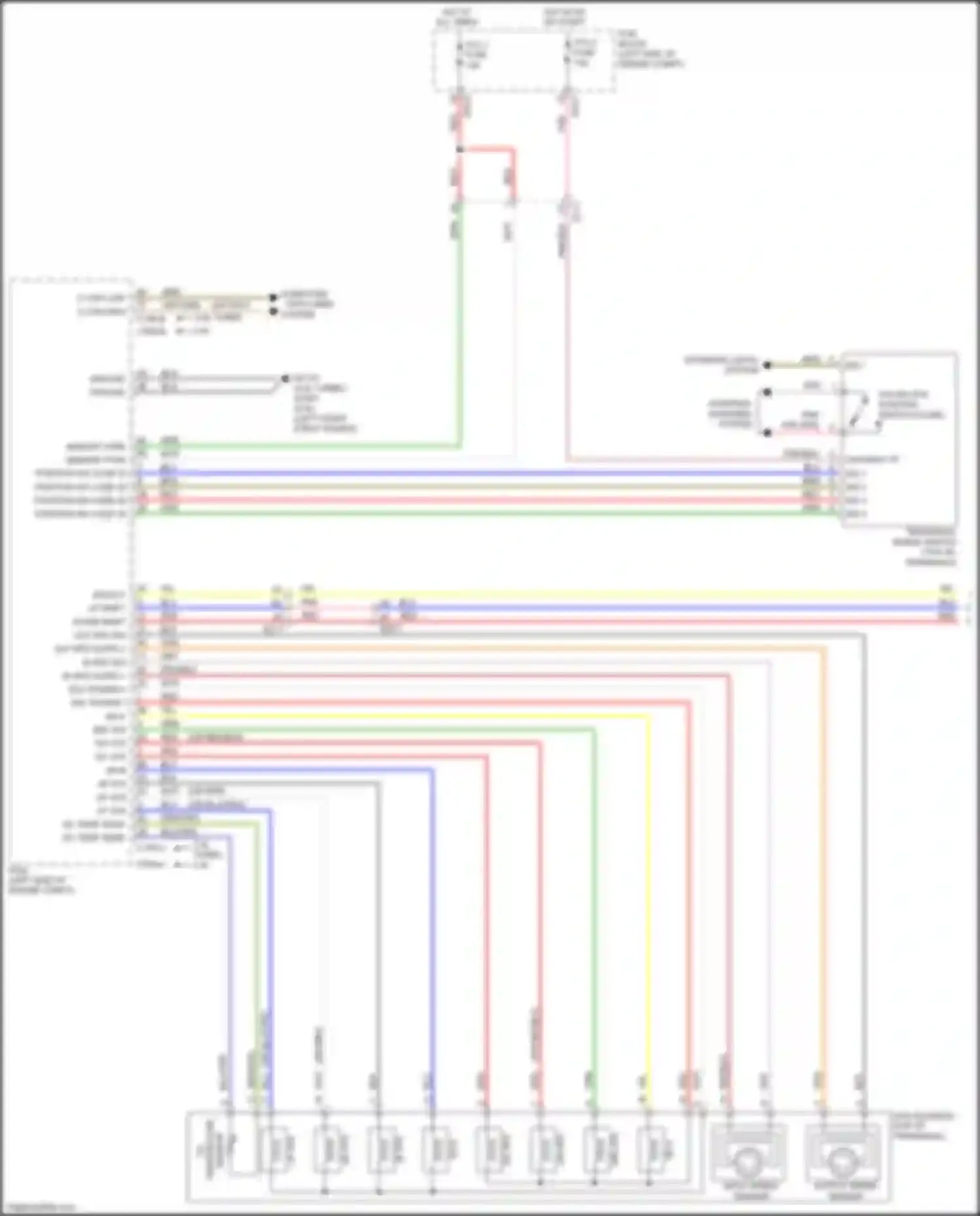 Wiring diagram transaxle range switch for Kia Optima IV facelift (2018-2020) (4 of 13)