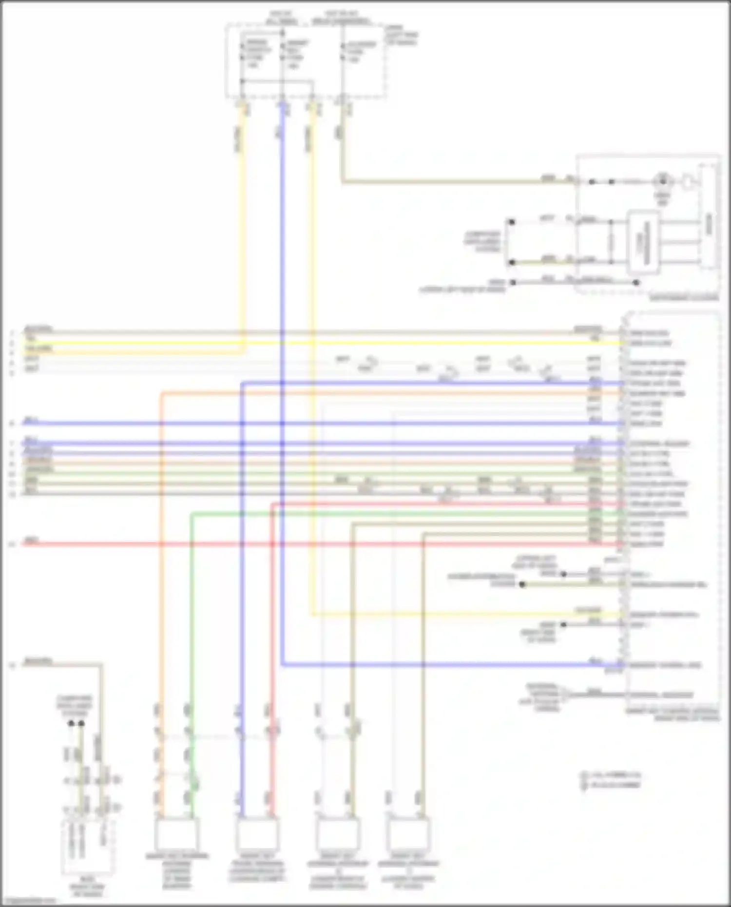Wiring diagram trunk ant pwr for Kia Optima IV facelift (2018-2020) (1 of 2)