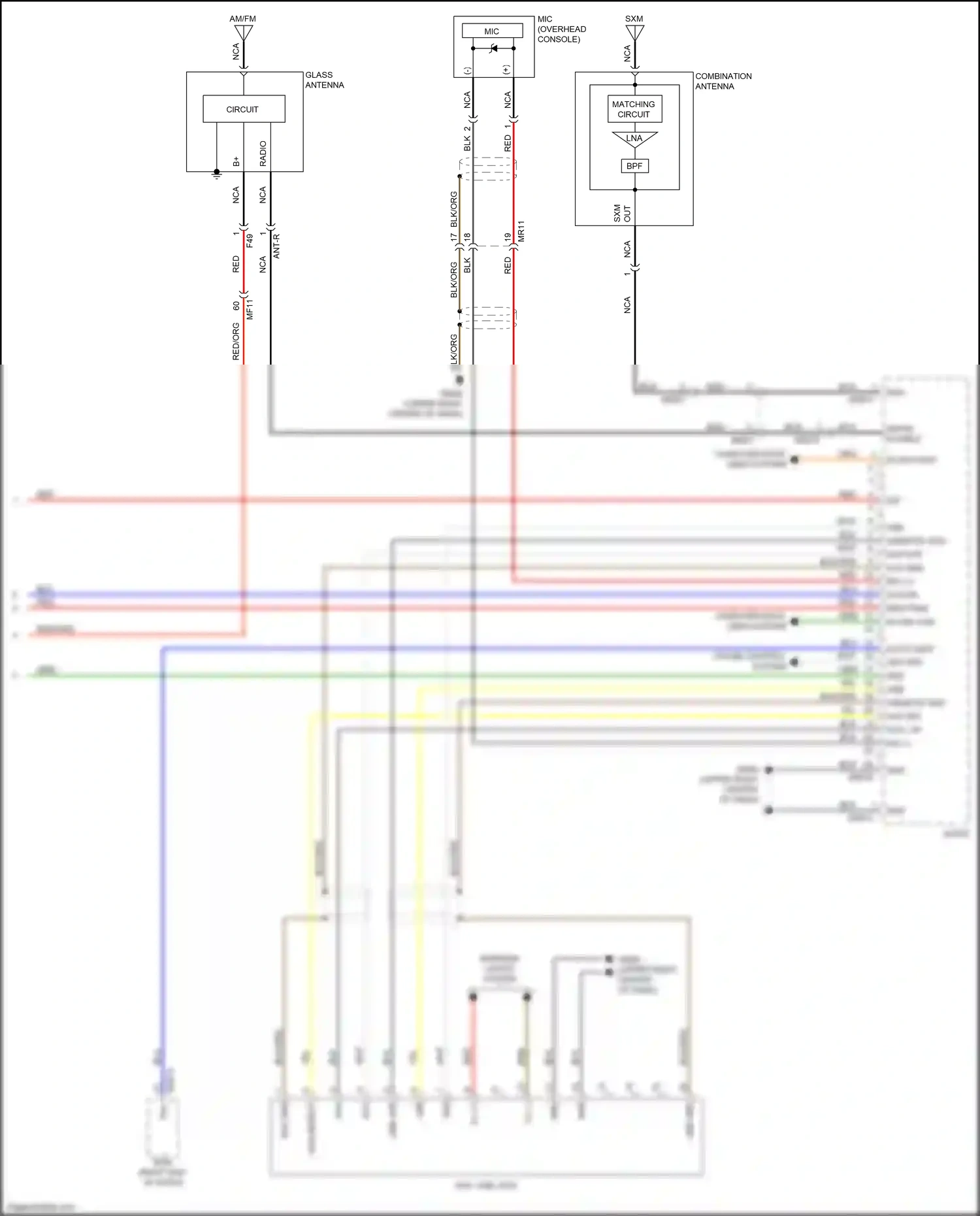 Kia Optima IV facelift (2018-2020) usb vod wiring diagram  (1 of 2)