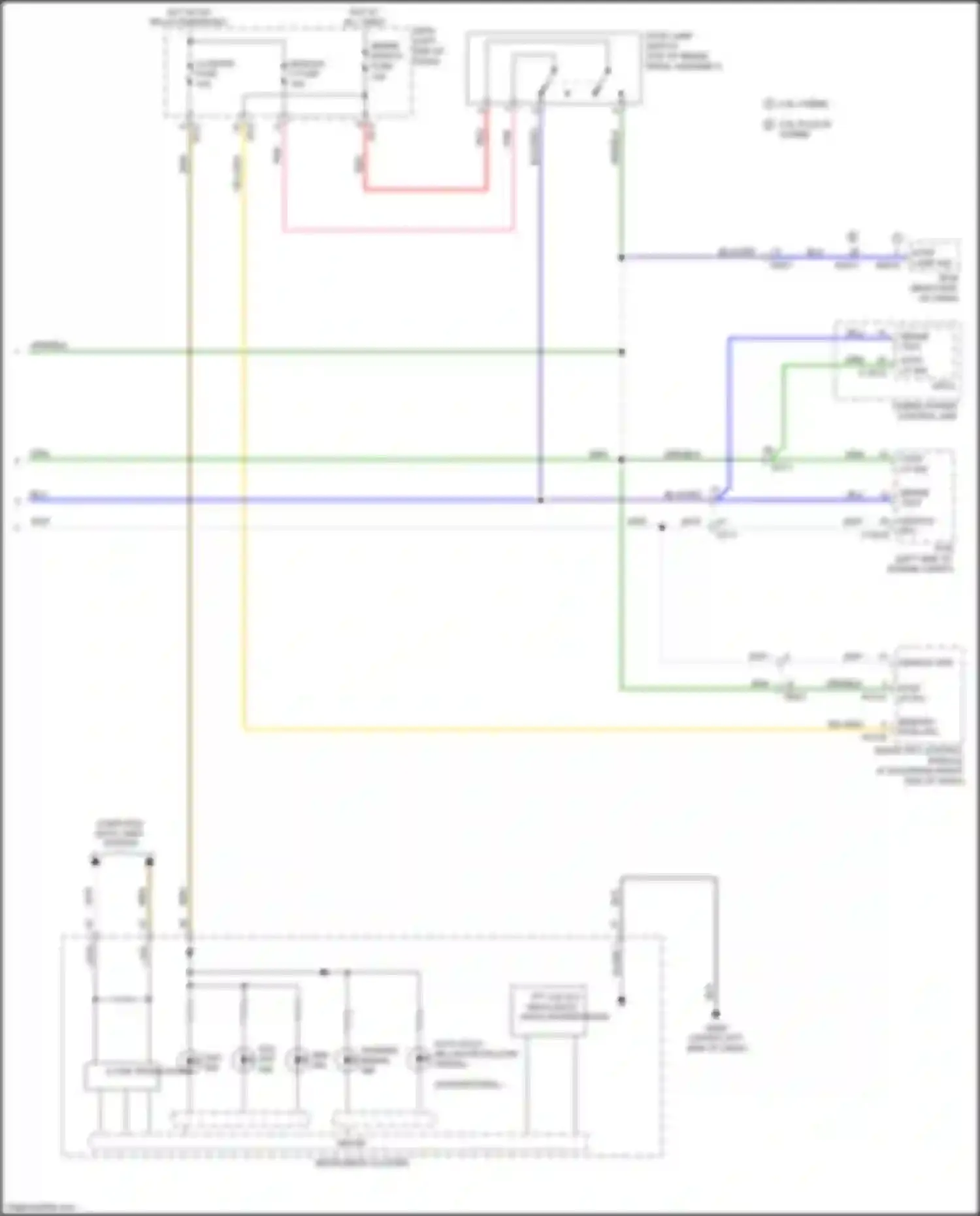 Wiring diagram vehicle spd for Kia Optima IV facelift (2018-2020) (2 of 6)