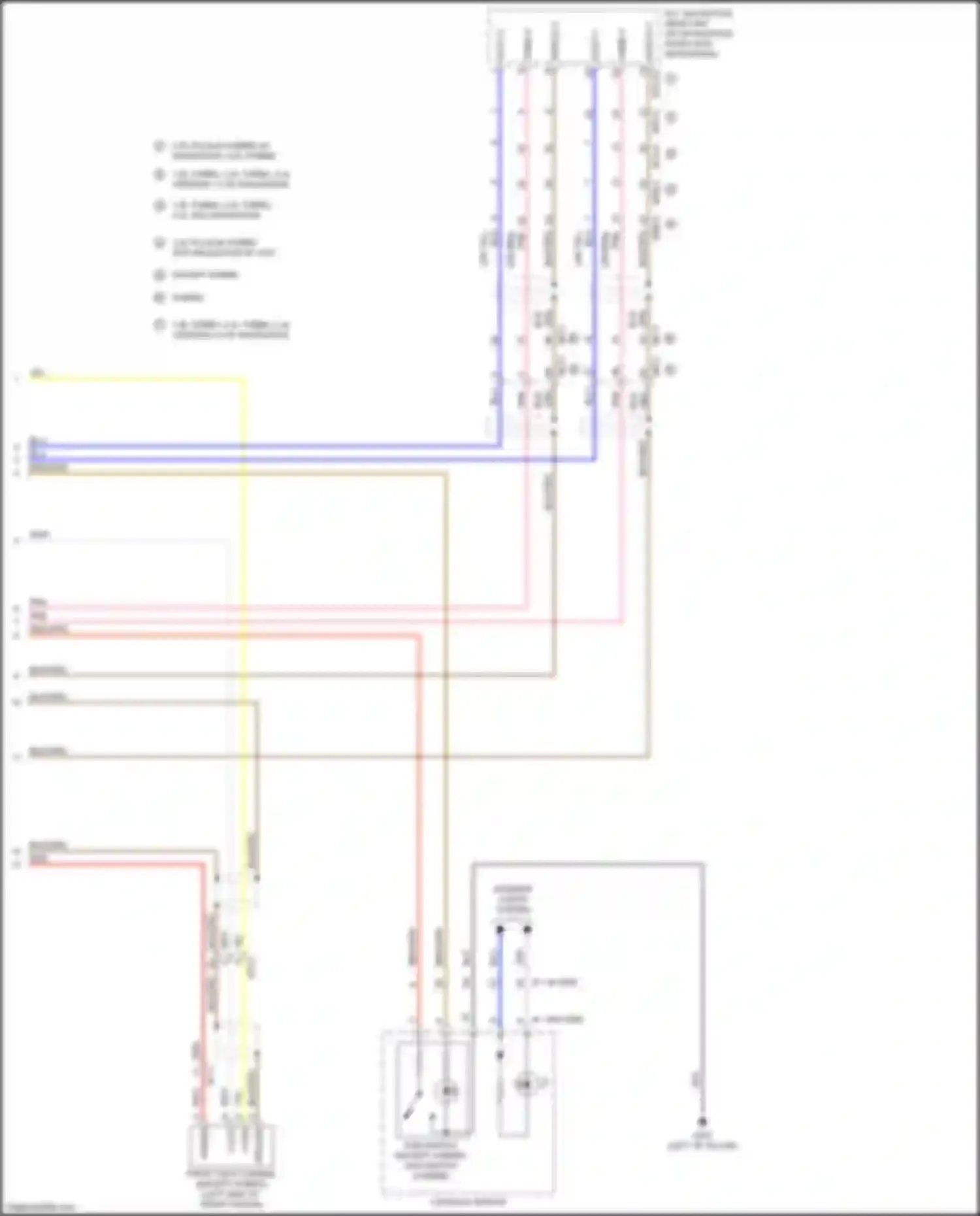 Wiring diagram vgnd-y for Kia Optima IV facelift (2018-2020) (10 of 11)