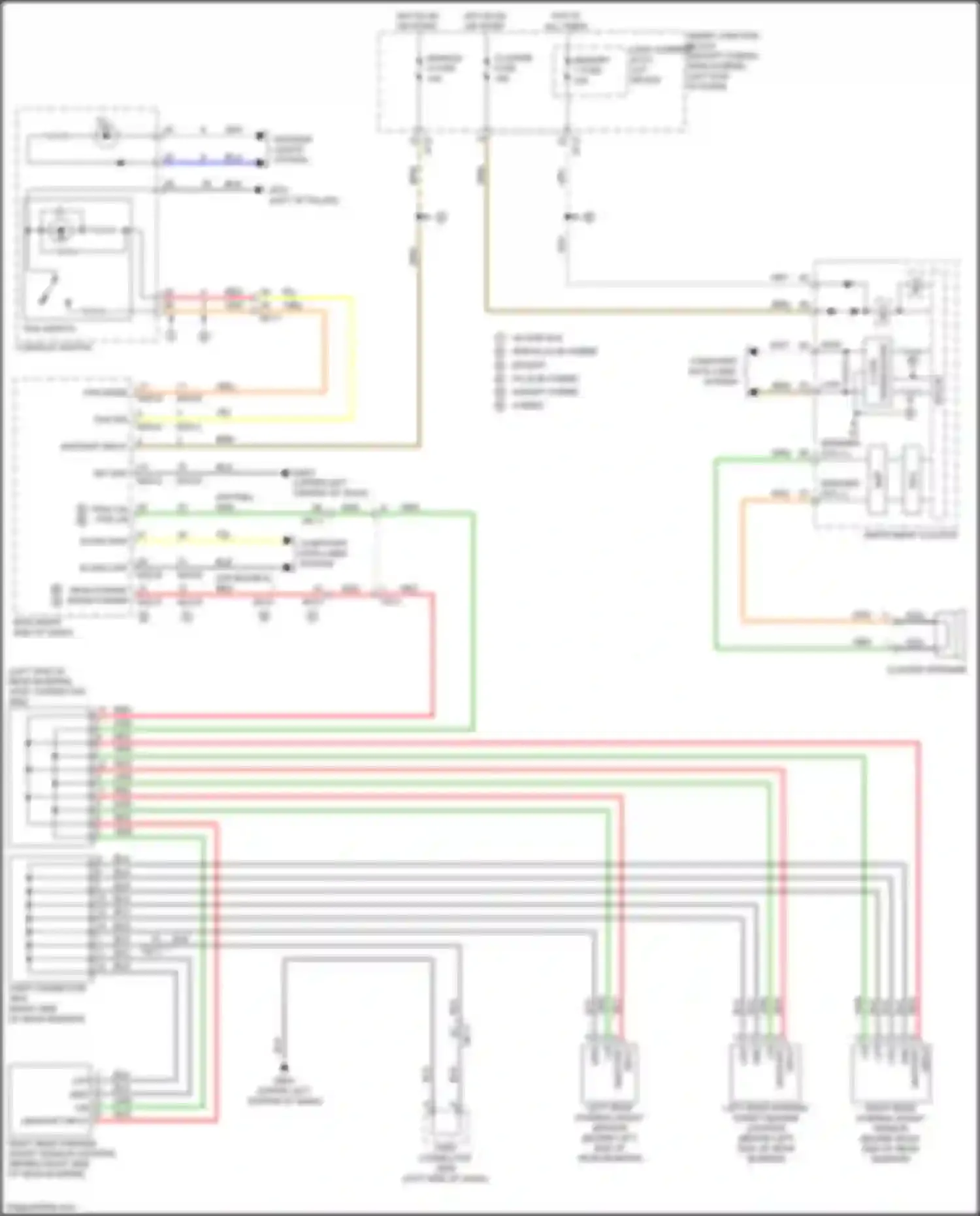Wiring diagram w/ epb w/o epb plug-in hybrid except plug-in hybrid except hybrid hybrid for Kia Optima IV facelift (2018-2020) (1 of 1)
