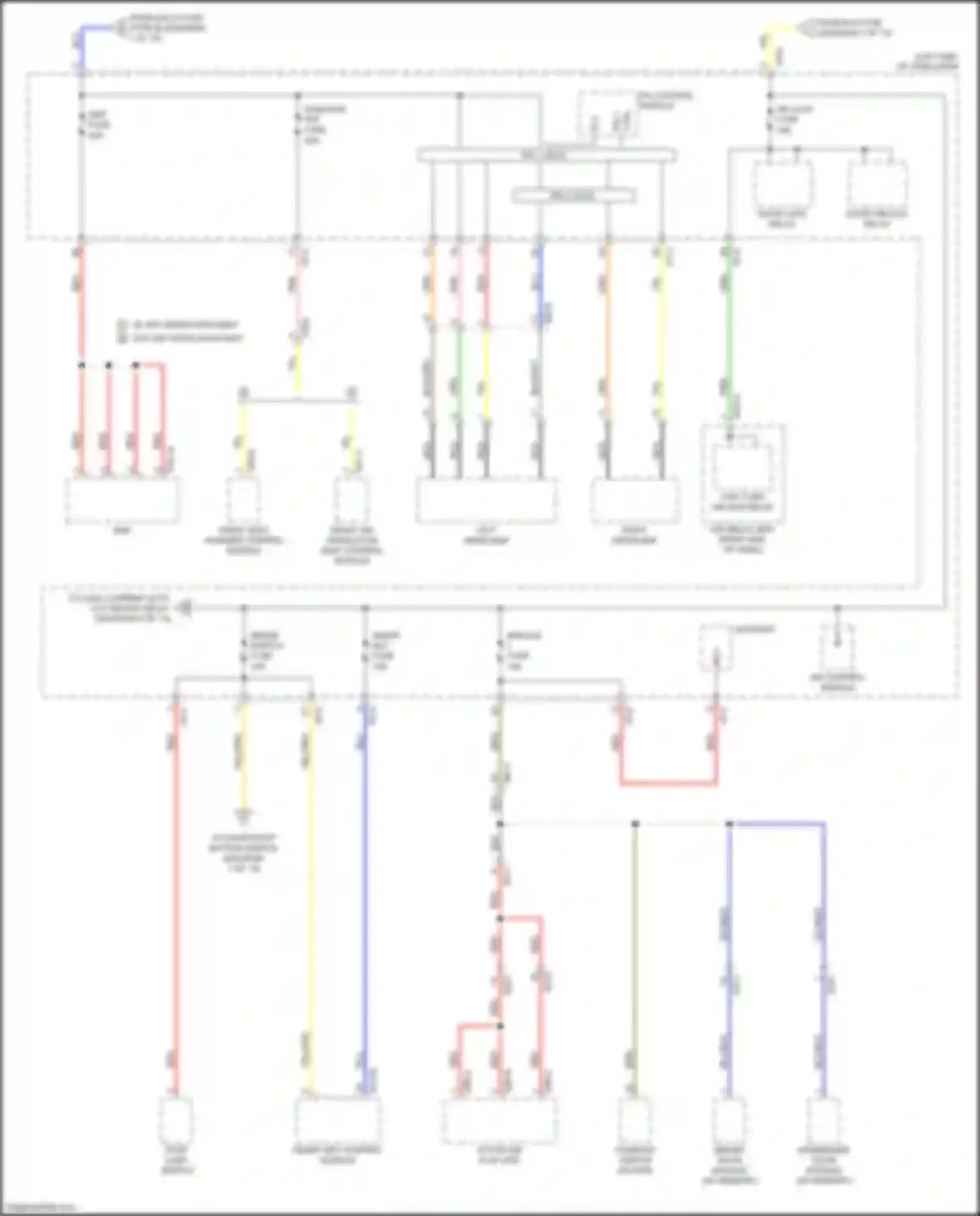 Wiring diagram w/ epb for Kia Optima IV facelift (2018-2020) (17 of 25)