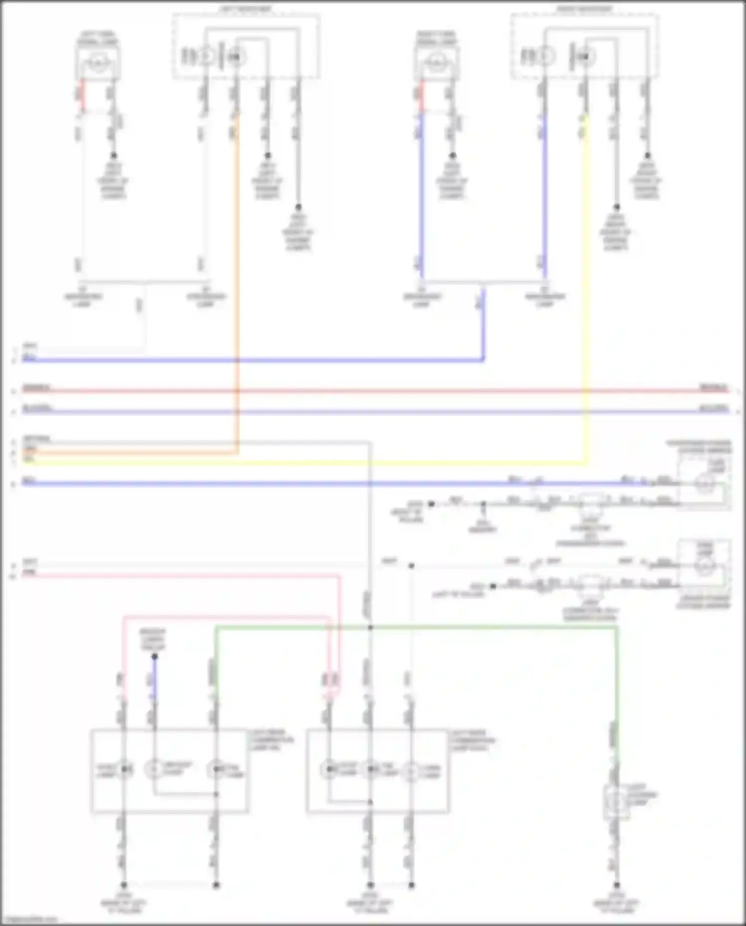 Wiring diagram w/ integrated lamp for Kia Optima IV facelift (2018-2020) (7 of 7)
