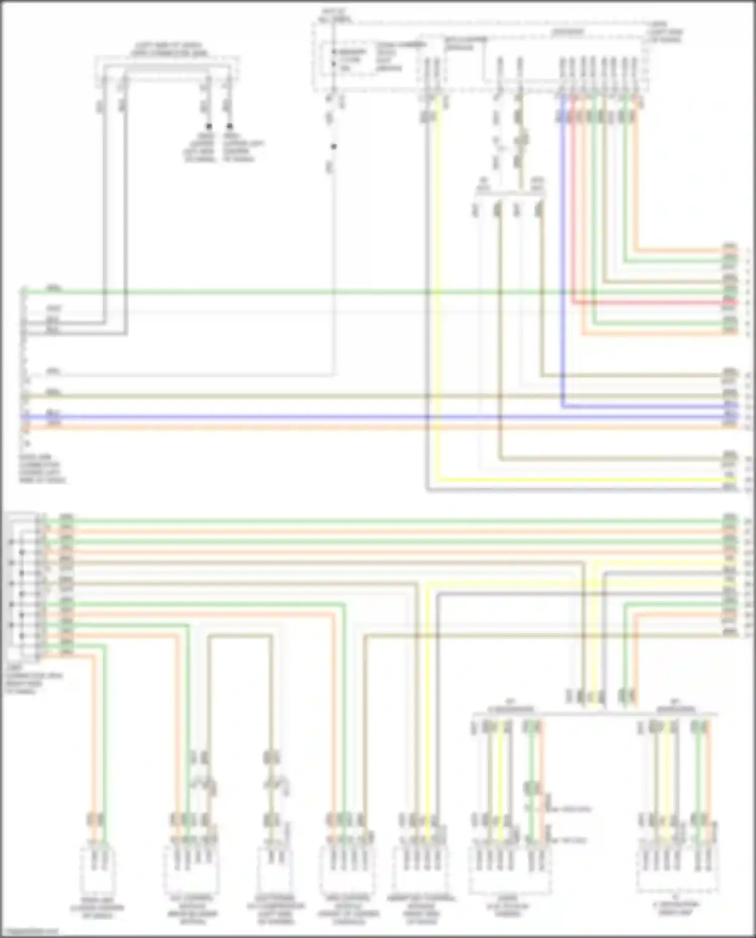 Wiring diagram w/ uvo for Kia Optima IV facelift (2018-2020) (4 of 5)