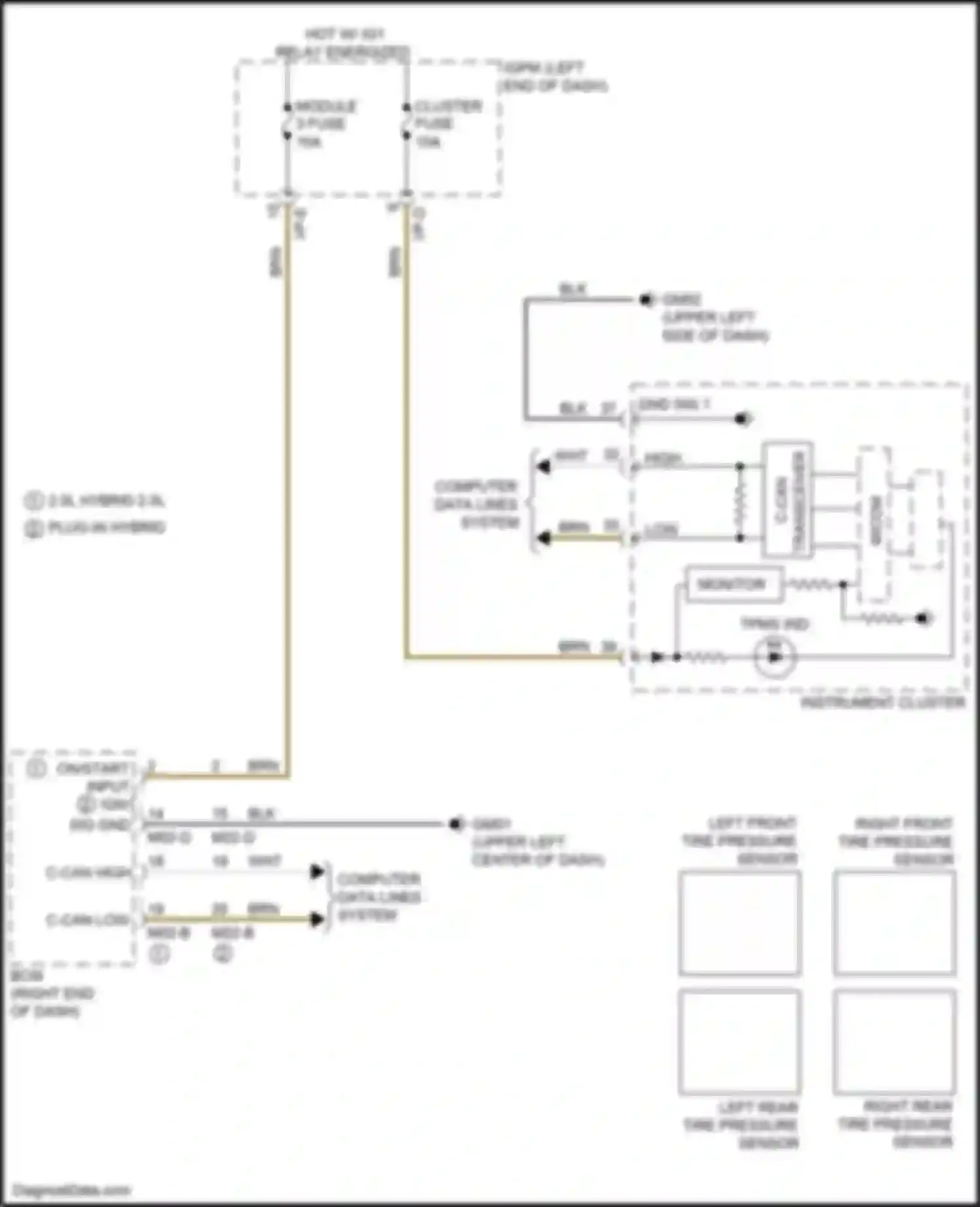 Wiring diagram wht for Kia Optima IV facelift (2018-2020) (100 of 297)