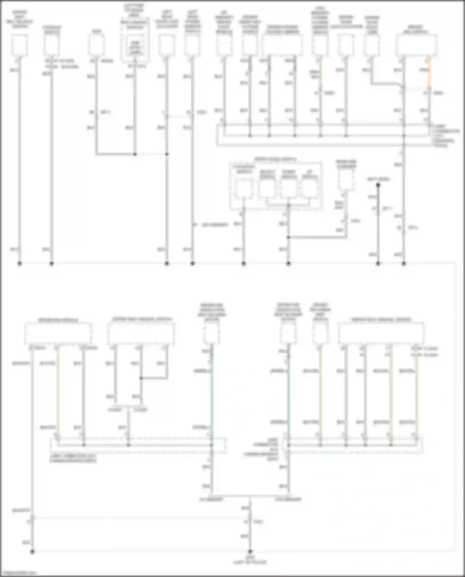 Wiring diagram w/o memory for Kia Optima IV facelift (2018-2020) (24 of 29)