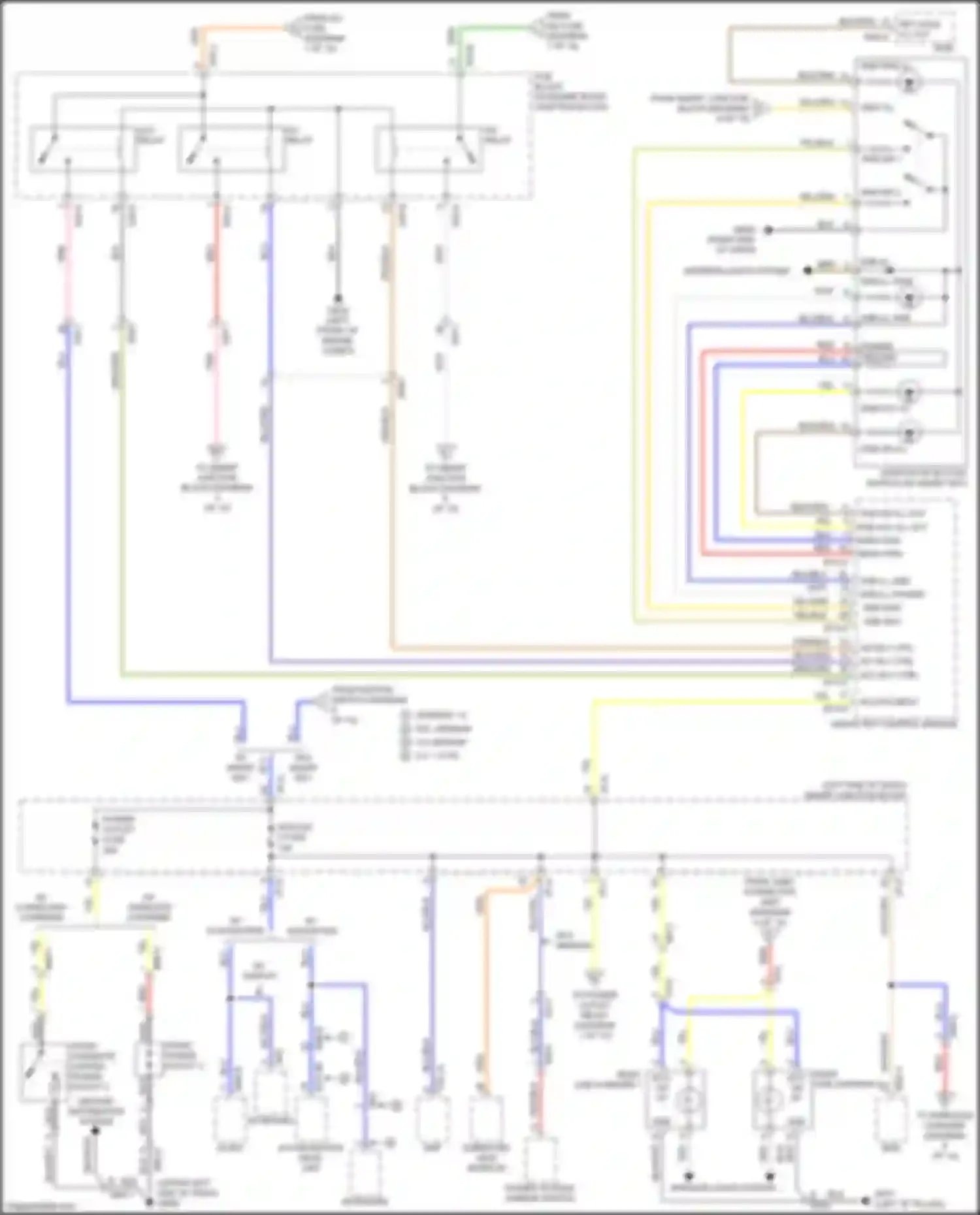 Wiring diagram acc rly ctrl for Kia Optima IV (2015-2018) (1 of 4)