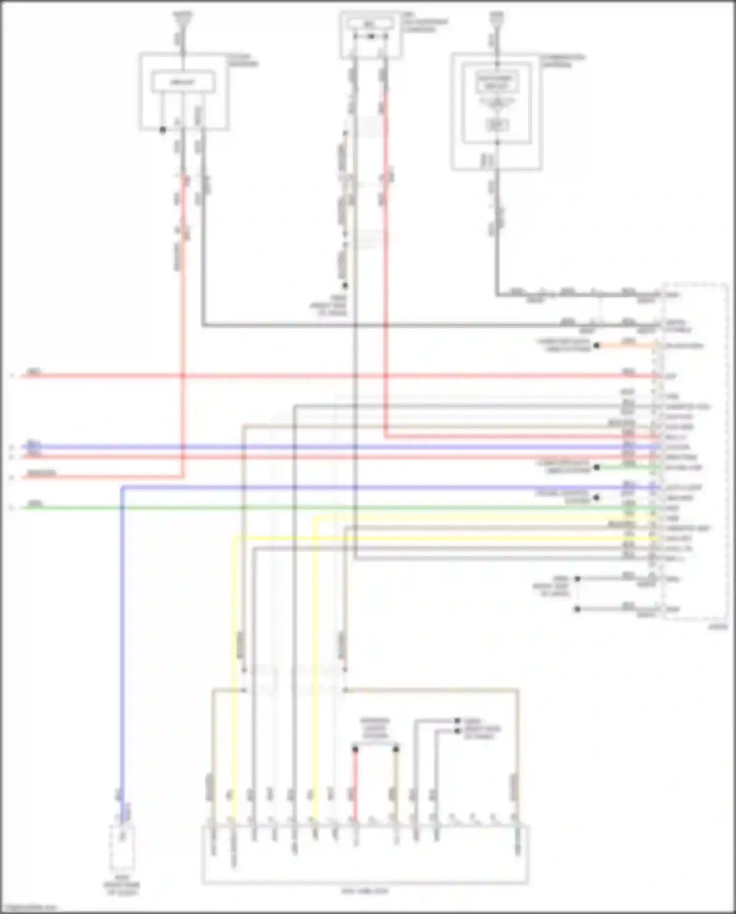 Wiring diagram aux detect for Kia Optima IV (2015-2018) (8 of 17)