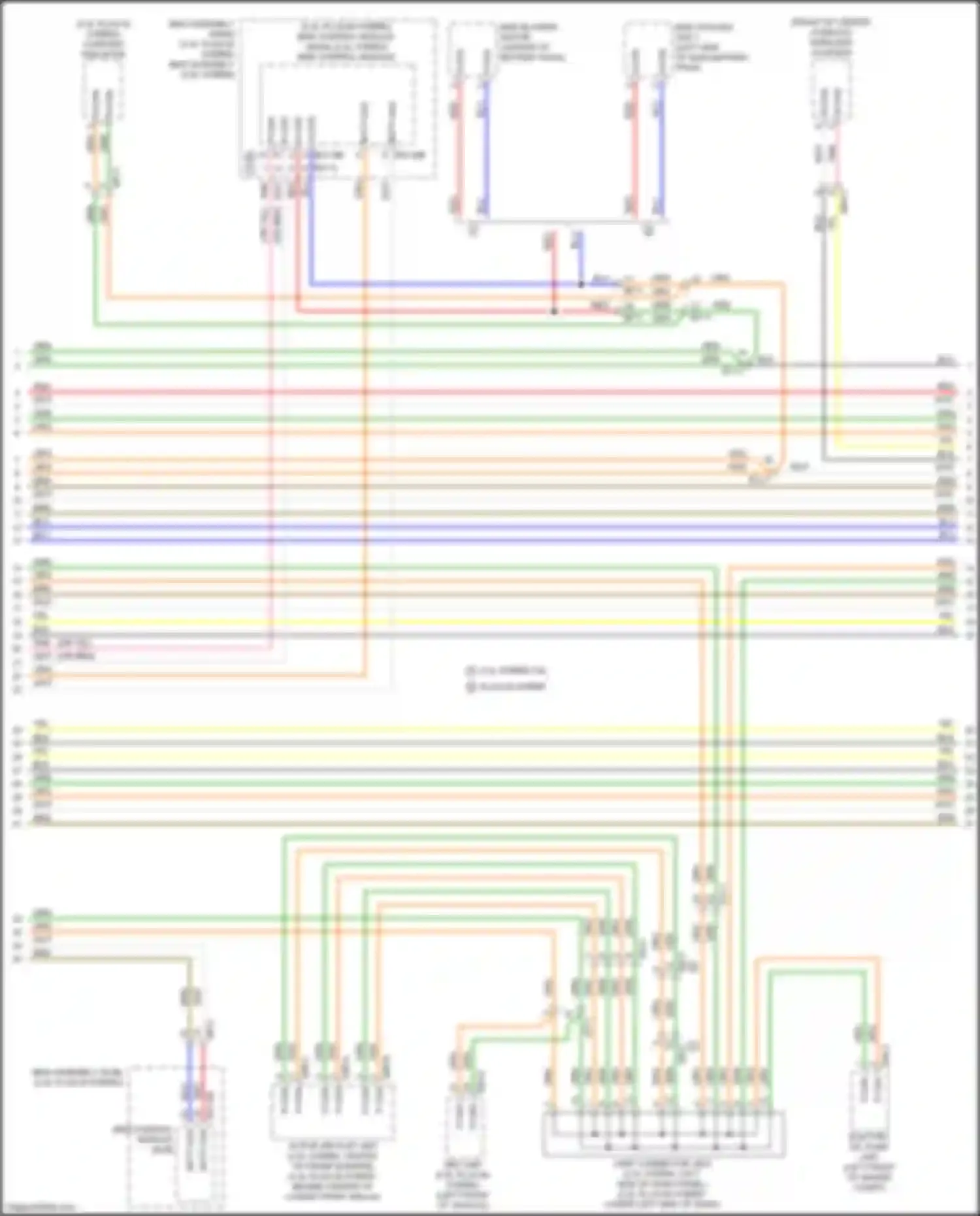 Wiring diagram b-can hi for Kia Optima IV (2015-2018) (5 of 7)