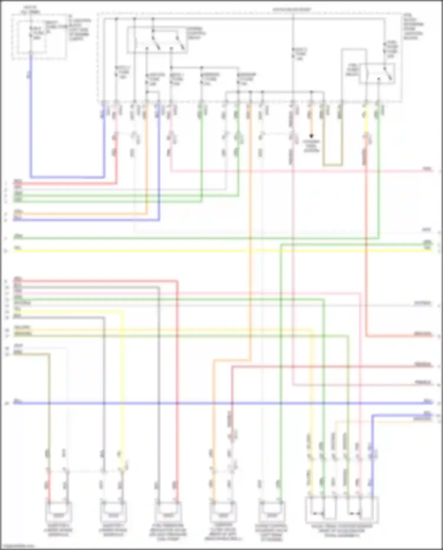 Wiring diagram b+5 fuse for Kia Optima IV (2015-2018) (10 of 10)