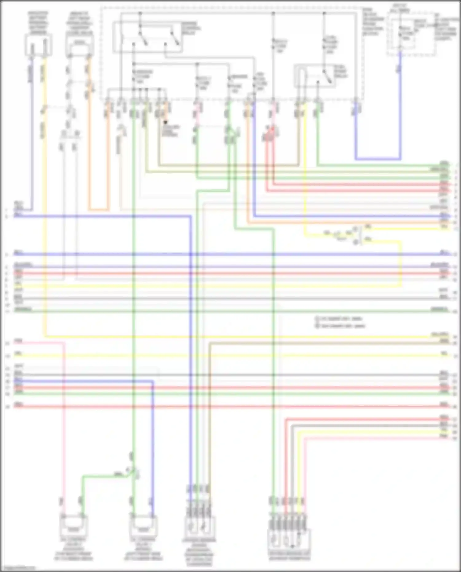 Wiring diagram battery sensor for Kia Optima IV (2015-2018) (6 of 11)