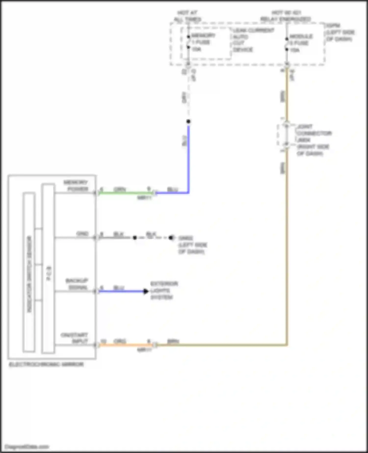 Wiring diagram blk for Kia Optima IV (2015-2018) (134 of 344)
