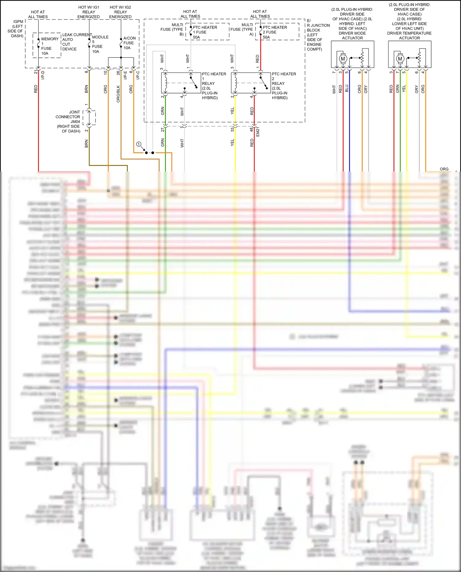 Kia Optima IV (2015-2018) blower motor wiring diagram  (2 of 3)