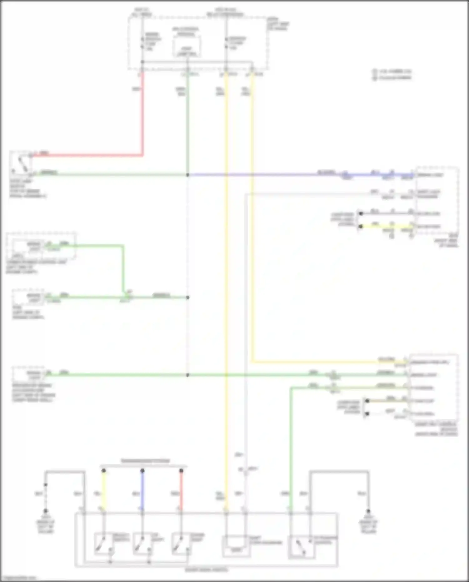 Wiring diagram brake light sw for Kia Optima IV (2015-2018) (8 of 12)