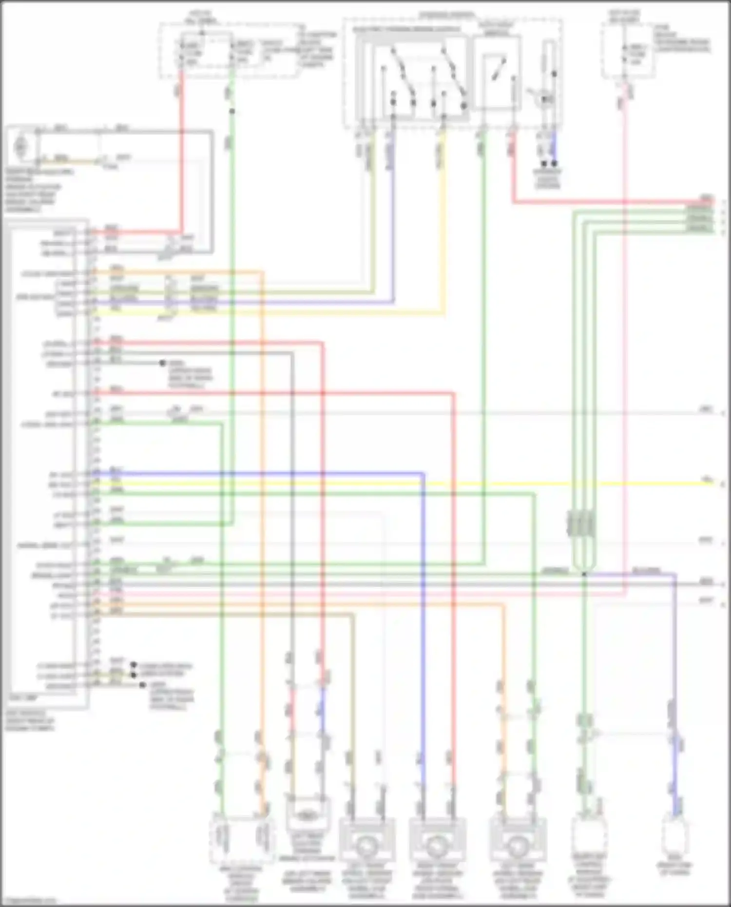 Wiring diagram brake light sw for Kia Optima IV (2015-2018) (1 of 12)