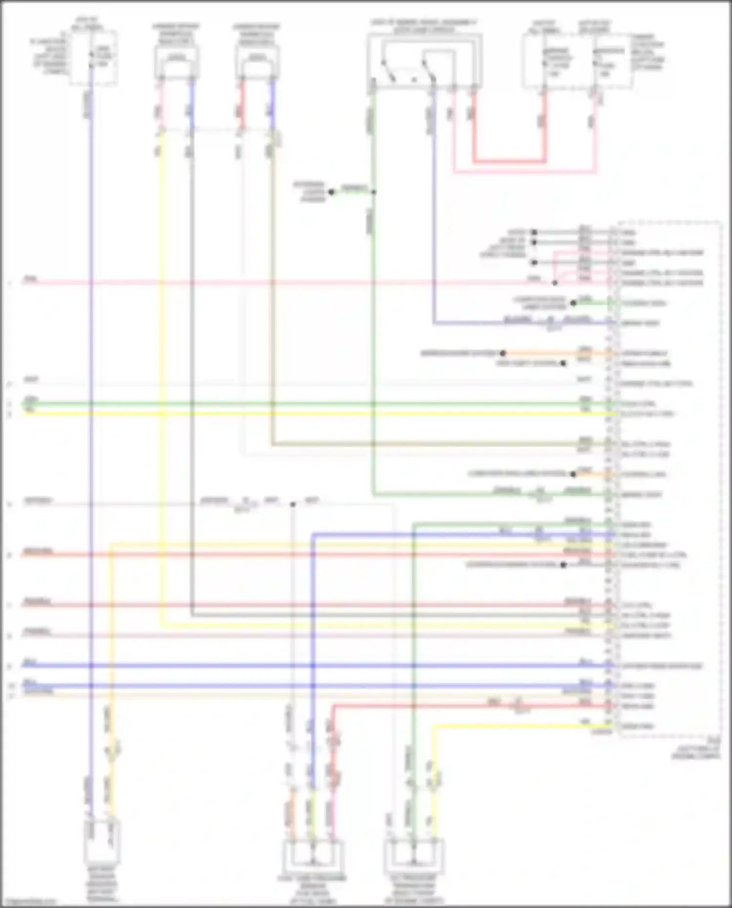 Wiring diagram brake switch 1 fuse for Kia Optima IV (2015-2018) (7 of 7)