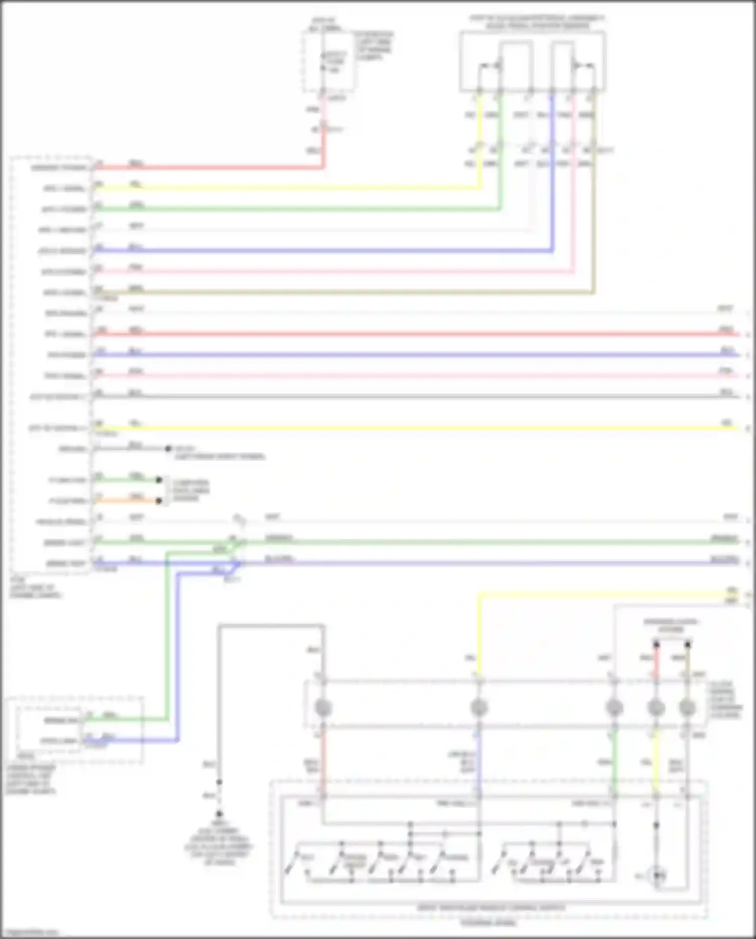 Wiring diagram brake test sw for Kia Optima IV (2015-2018) (4 of 9)