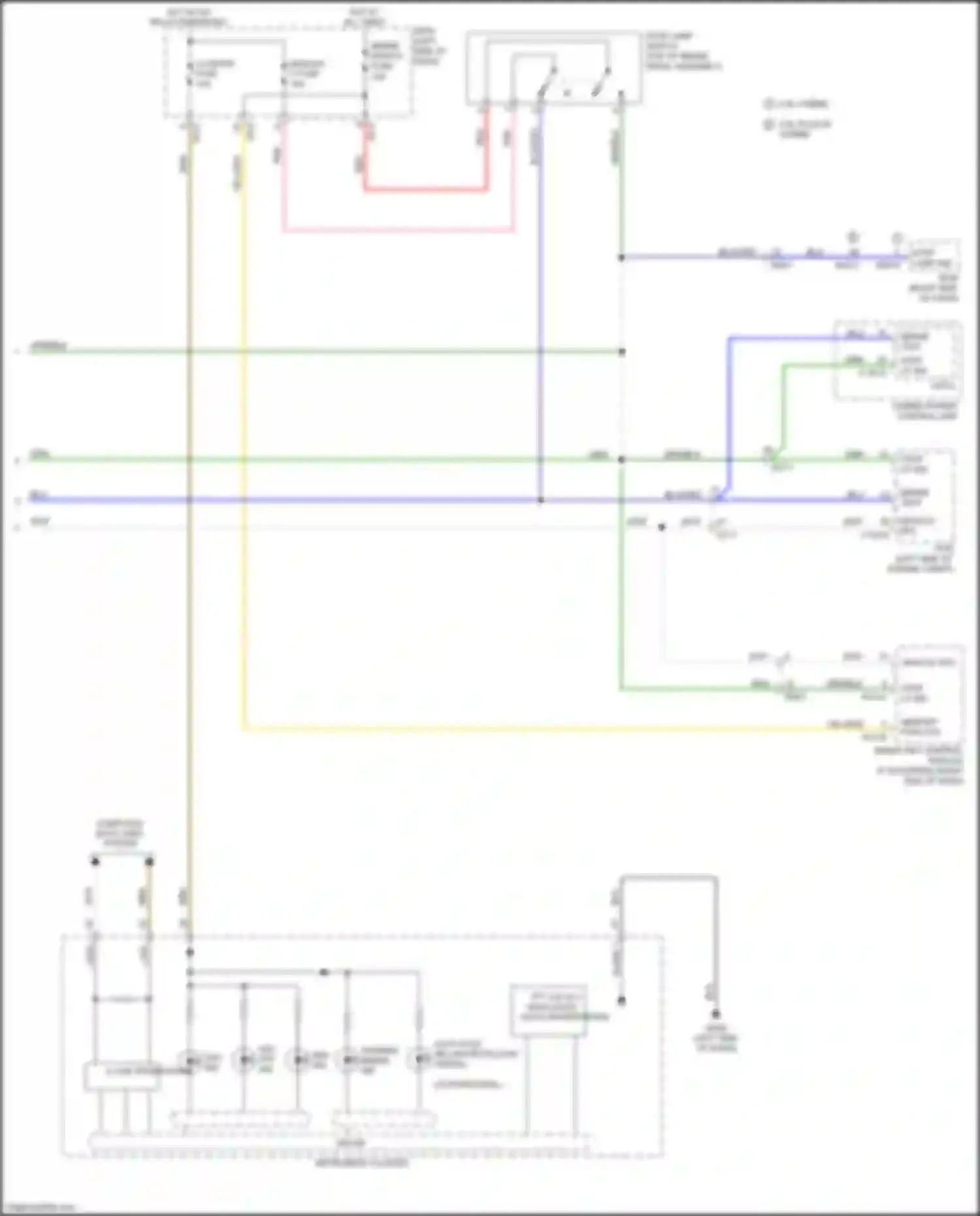 Wiring diagram brake test sw for Kia Optima IV (2015-2018) (2 of 9)